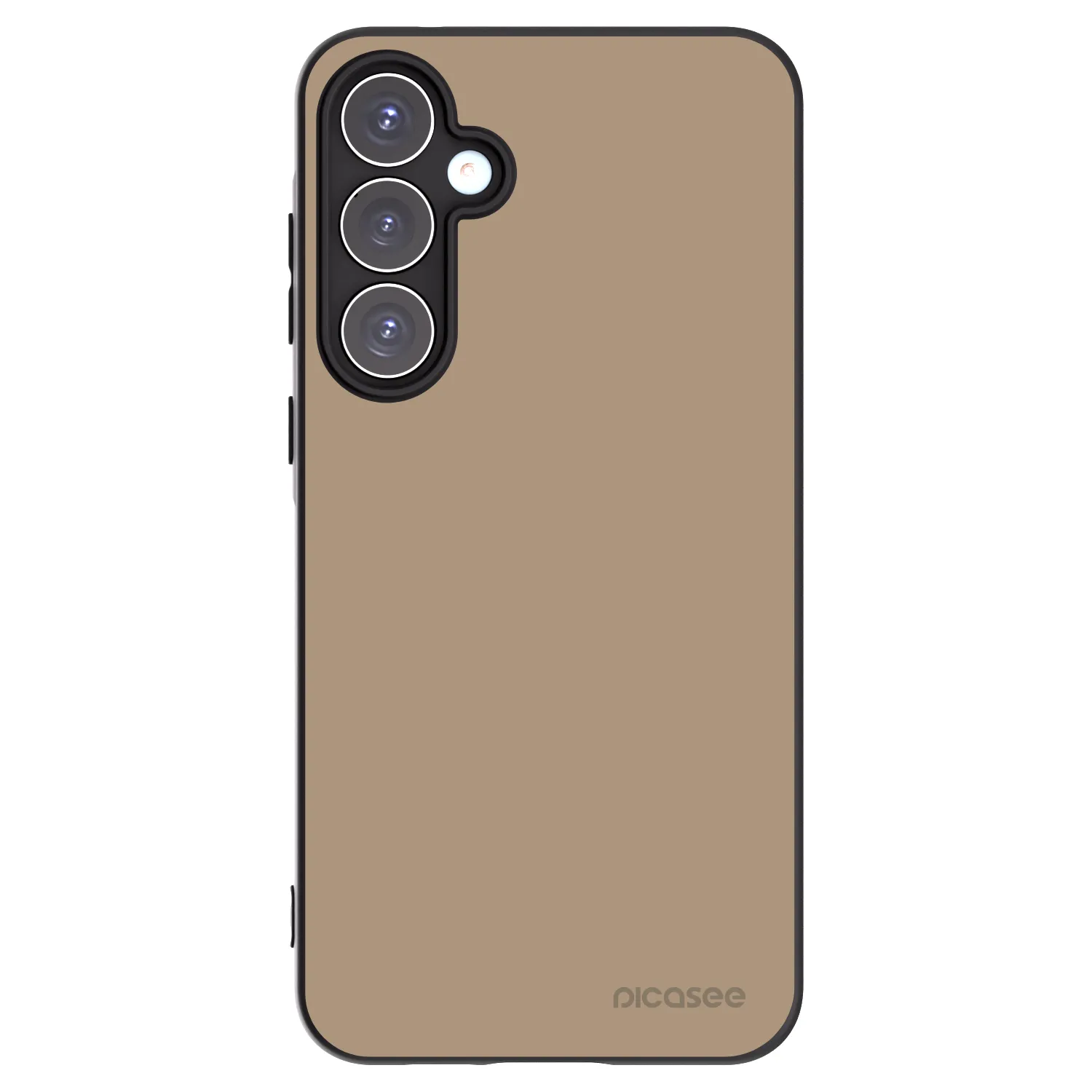 Picasee Samsung Galaxy A55 5G A556B Hülle - Schwarzes Silikon - Soft Sand