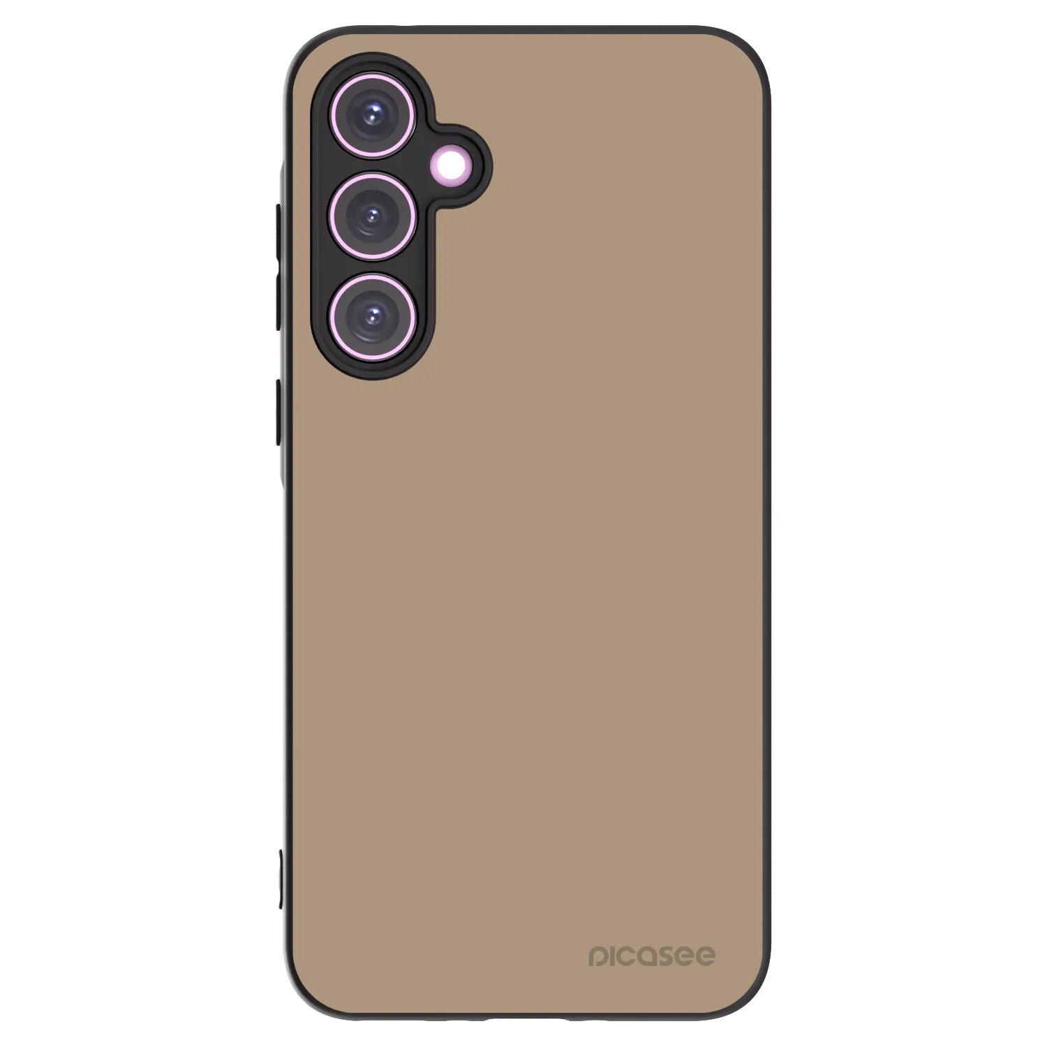 Picasee Samsung Galaxy A35 5G A356B Hülle - Schwarzes Silikon - Soft Sand