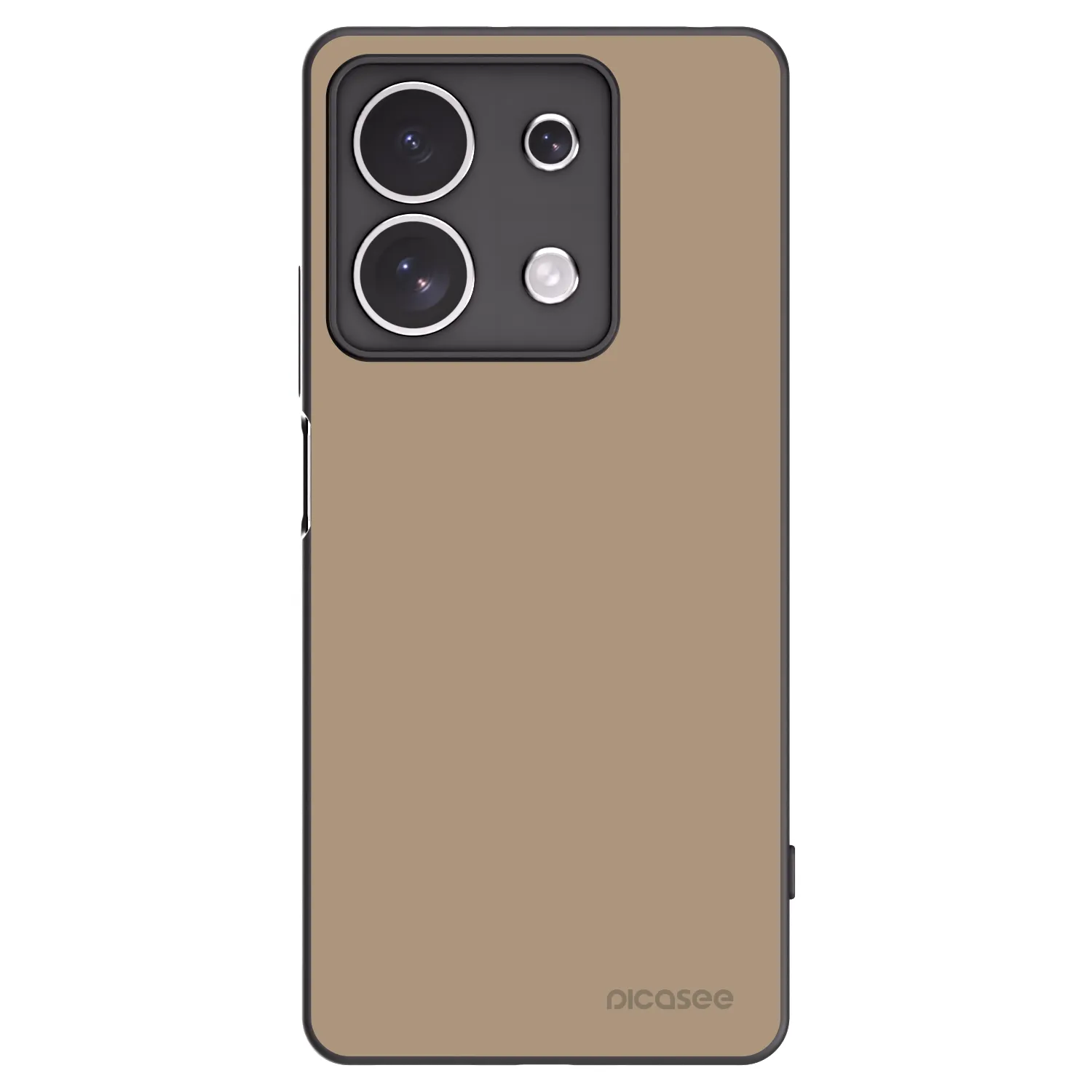 Picasee Xiaomi Redmi Note 13 4G Hülle - Schwarzes Silikon - Soft Sand