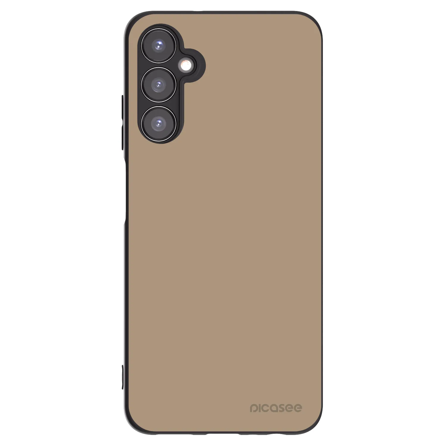 Picasee Samsung Galaxy A05s A057G Hülle - Schwarzes Silikon - Soft Sand