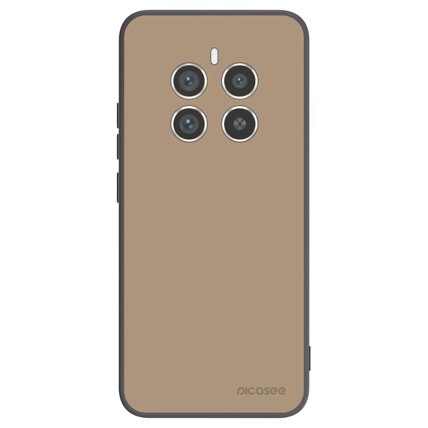 Picasee Realme 12 Pro 5G Hülle - Schwarzes Silikon - Soft Sand