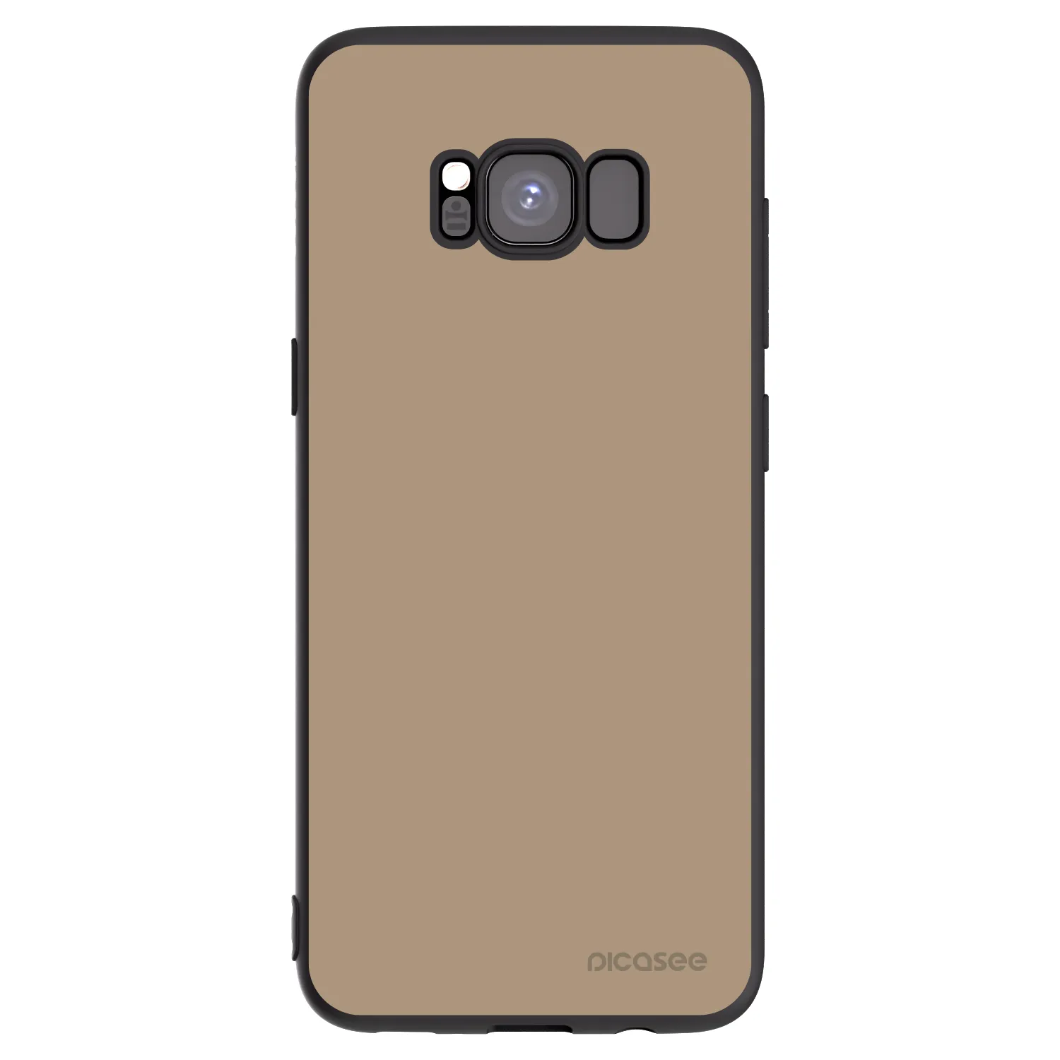 Picasee Samsung Galaxy S8 G950F Hülle - Schwarzes Silikon - Soft Sand