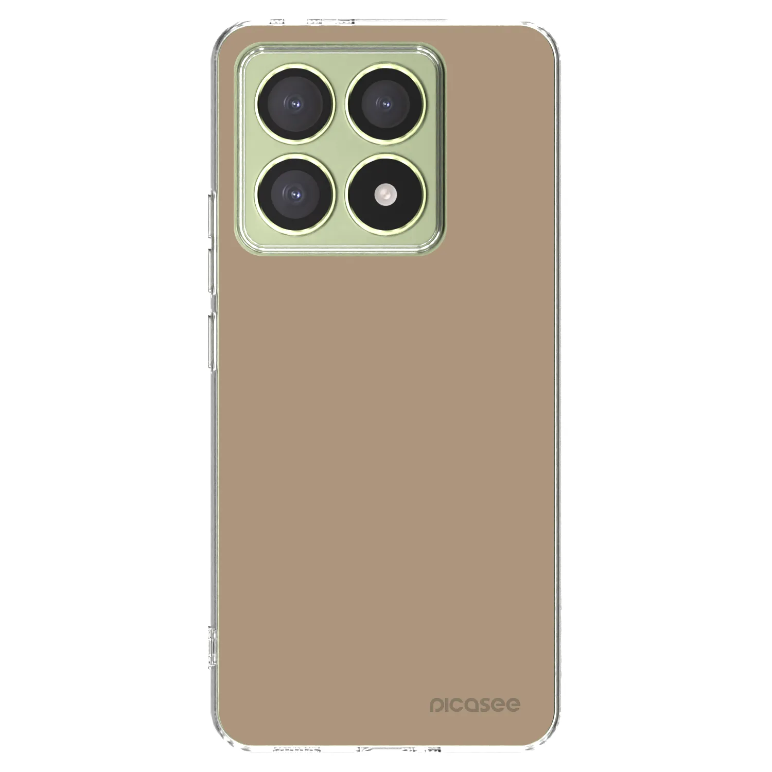 Picasee Xiaomi 14T Hülle - Transparentes Silikon - Soft Sand