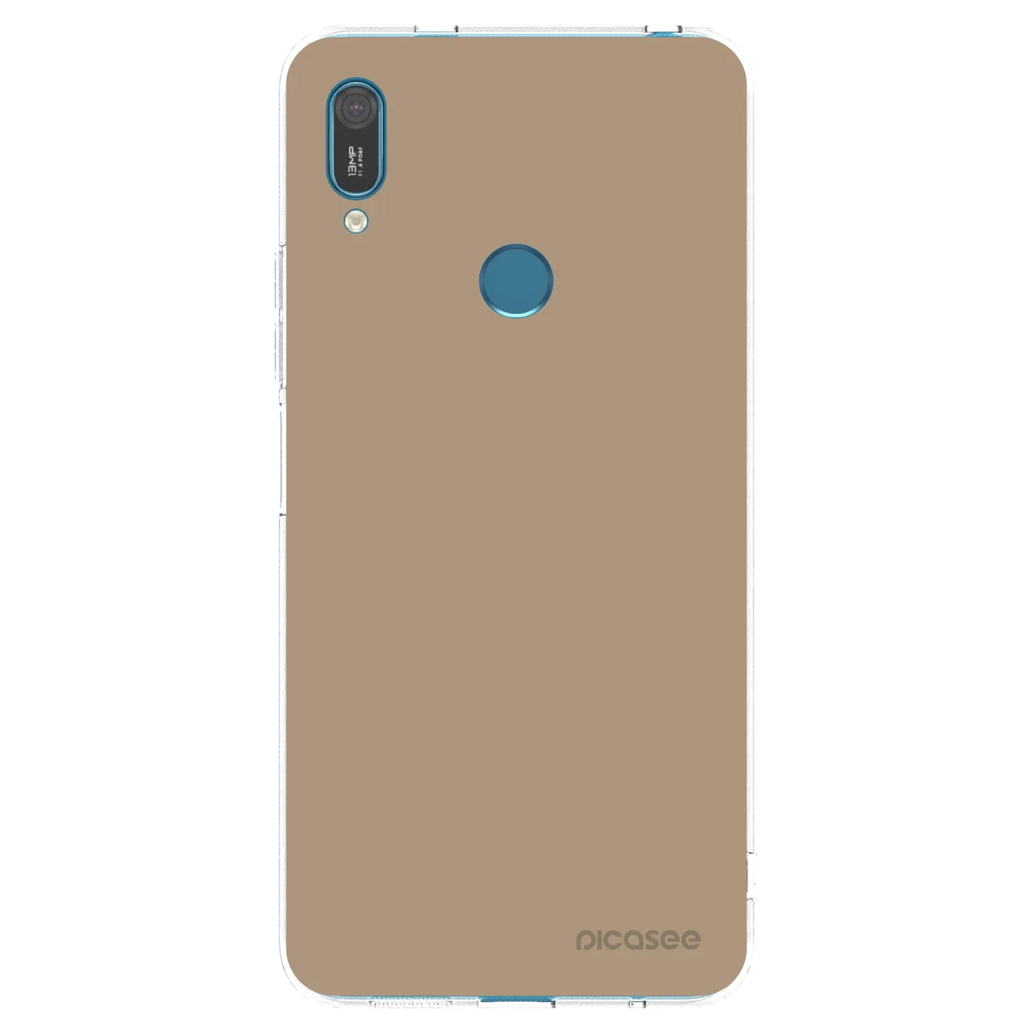 Picasee Huawei Y7 2019 Hülle - Transparentes Silikon - Soft Sand