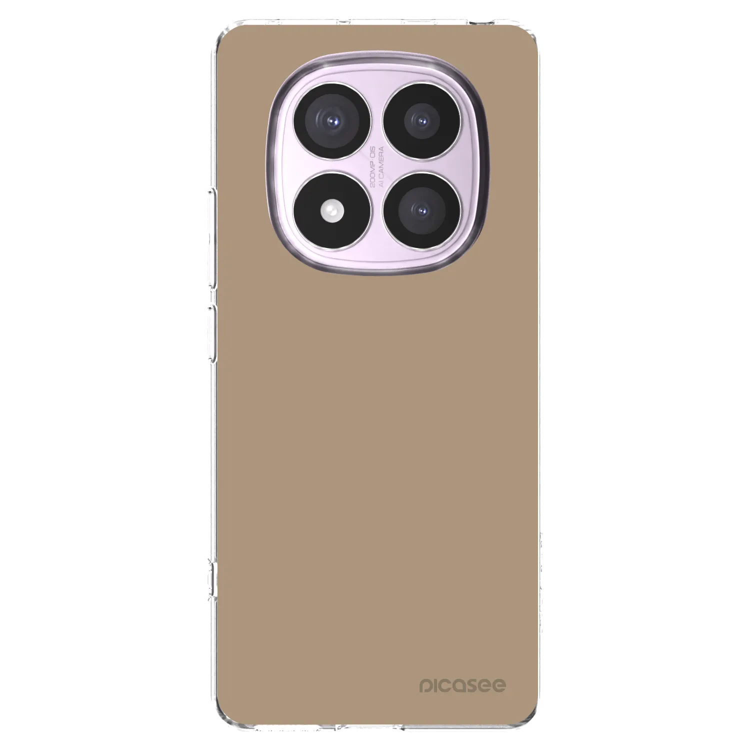 Picasee Xiaomi Redmi Note 14 Pro 4G Hülle - Transparentes Silikon - Soft Sand