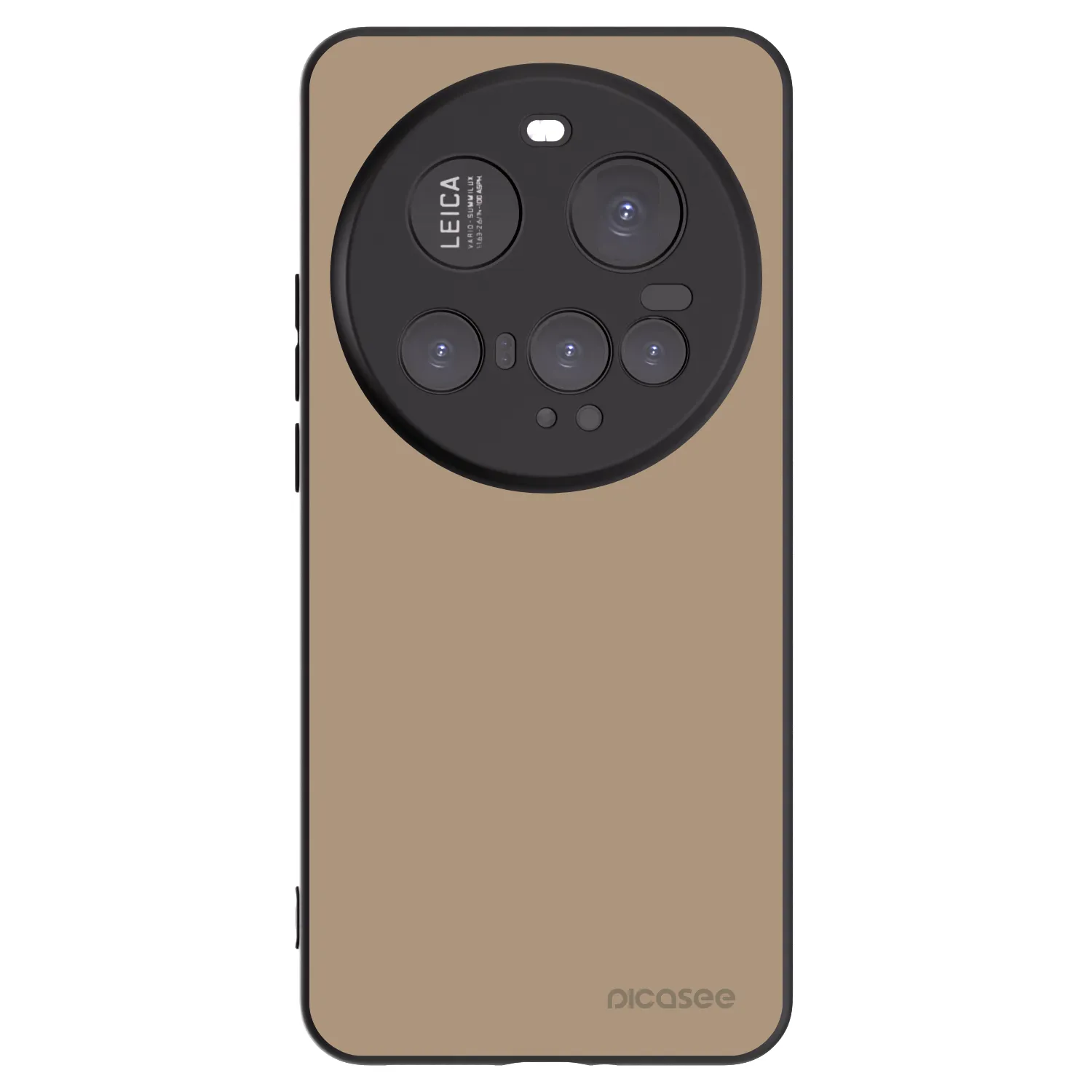 Picasee Xiaomi 15 Ultra Hülle - Schwarzes Silikon - Soft Sand
