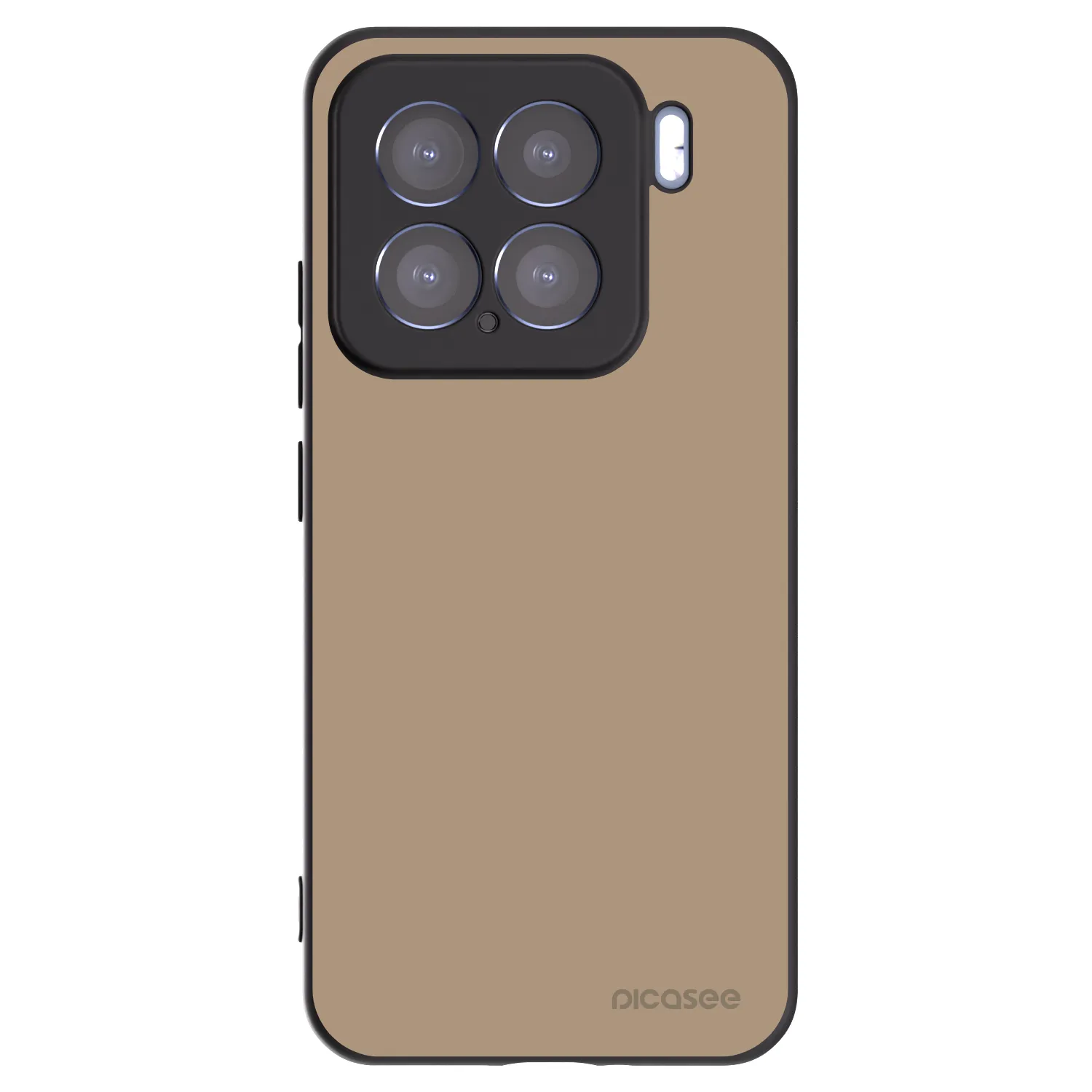 Picasee Xiaomi 15 Hülle - Schwarzes Silikon - Soft Sand