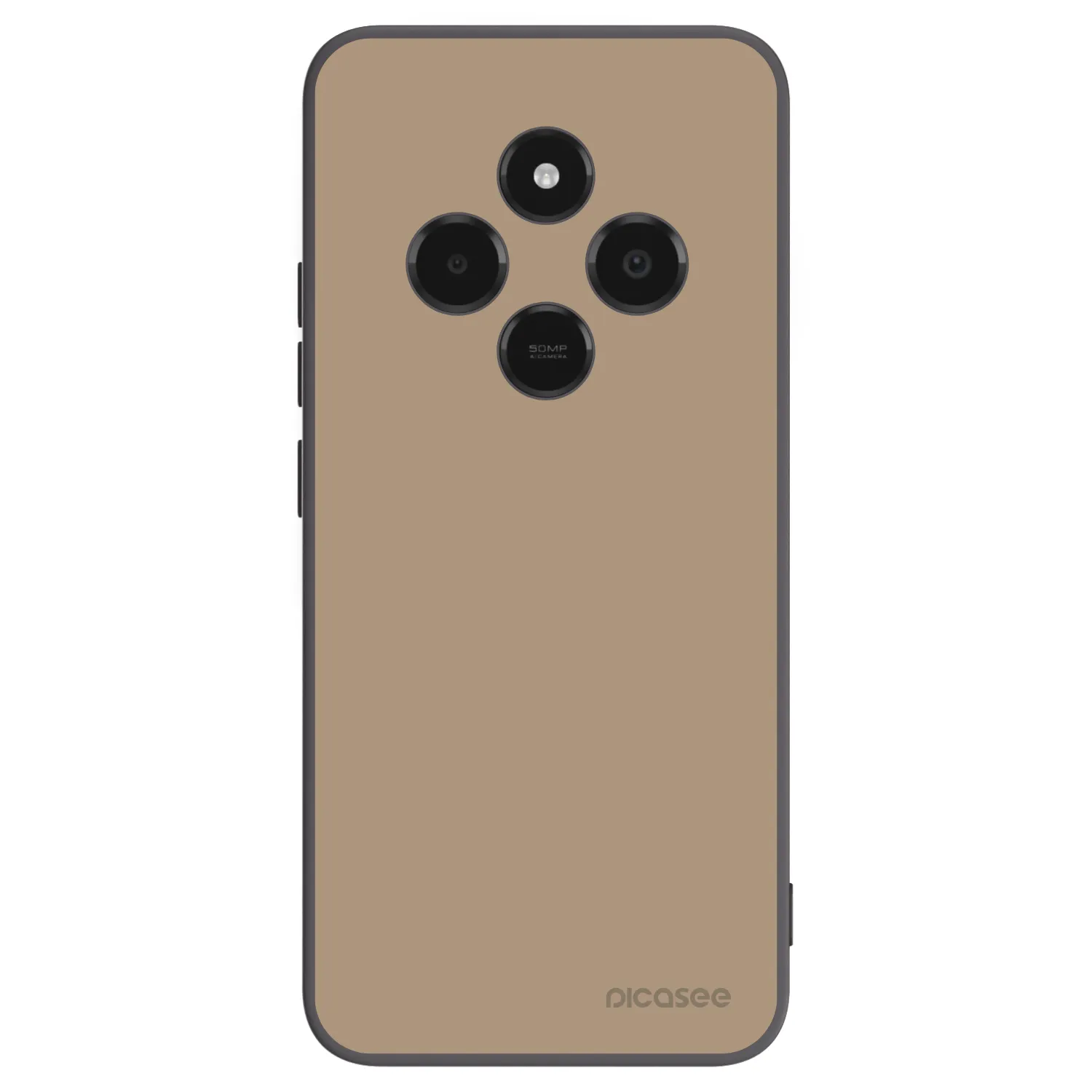 Picasee Xiaomi Poco C75 Hülle - Schwarzes Silikon - Soft Sand