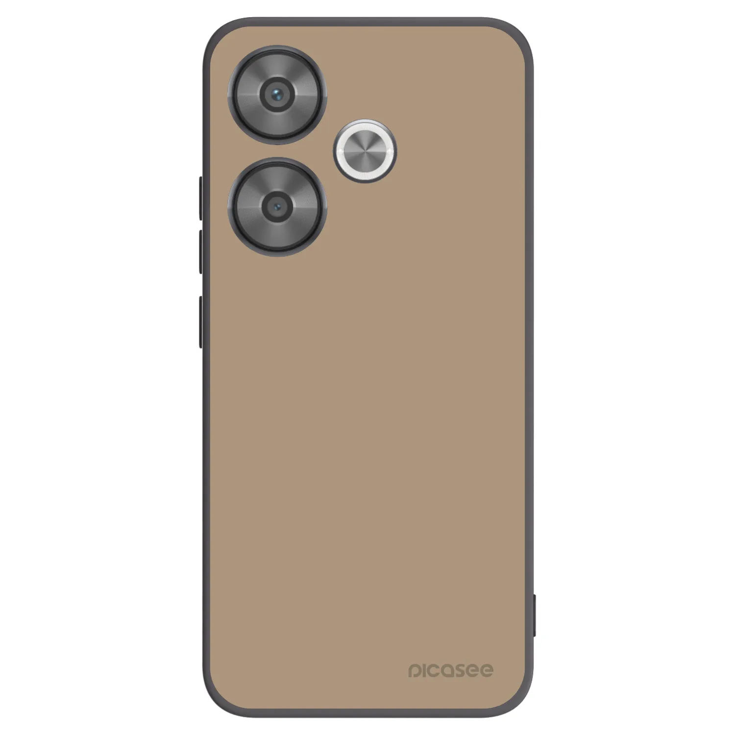 Picasee Xiaomi Poco F6 Hülle - Schwarzes Silikon - Soft Sand