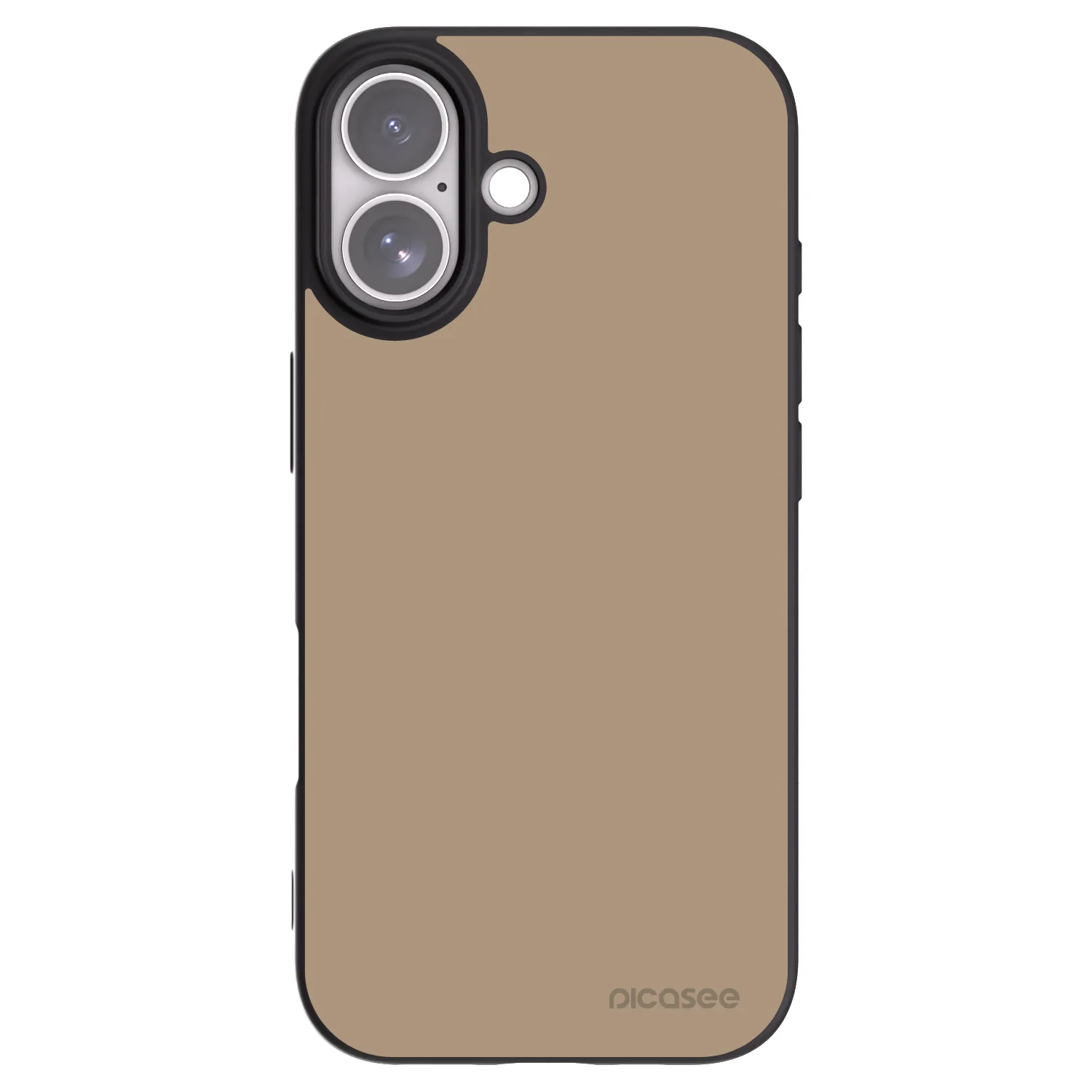 Picasee Apple iPhone 17 Hülle - Schwarzes Silikon - Soft Sand