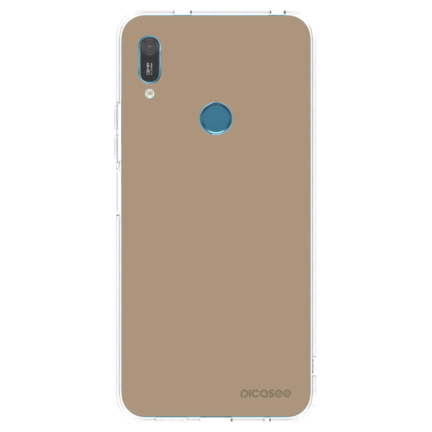 Picasee Huawei Y6 2019 Hülle - Transparentes Silikon - Soft Sand