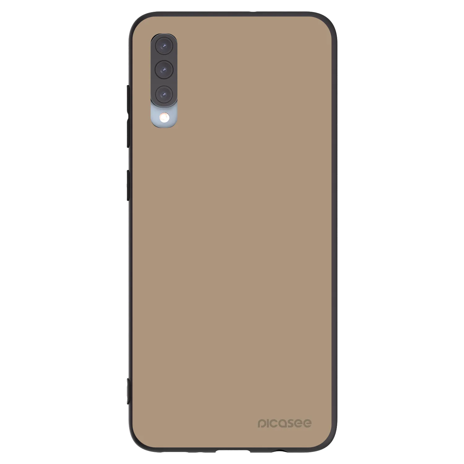 Picasee Samsung Galaxy A70 A705F Hülle - Schwarzes Silikon - Soft Sand