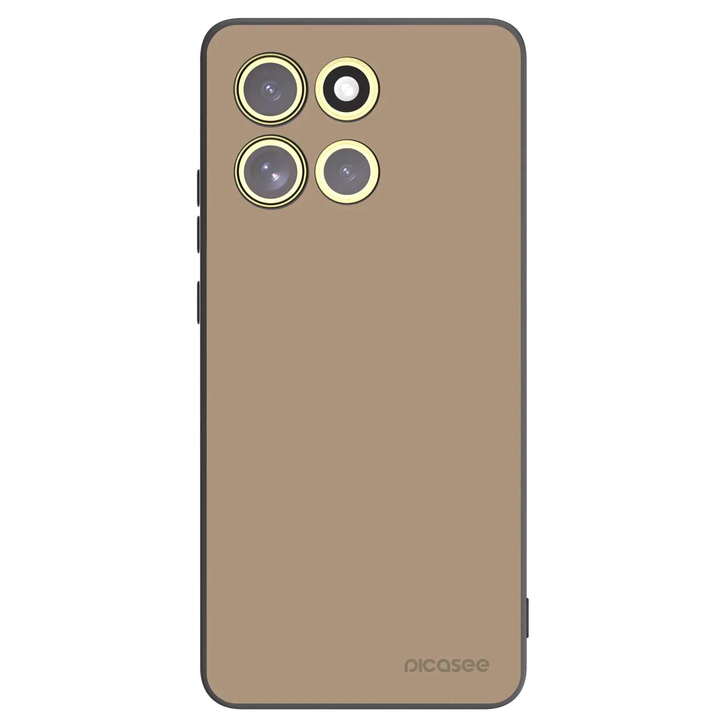 Picasee Motorola Moto G86 5G Hülle - Schwarzes Silikon - Soft Sand