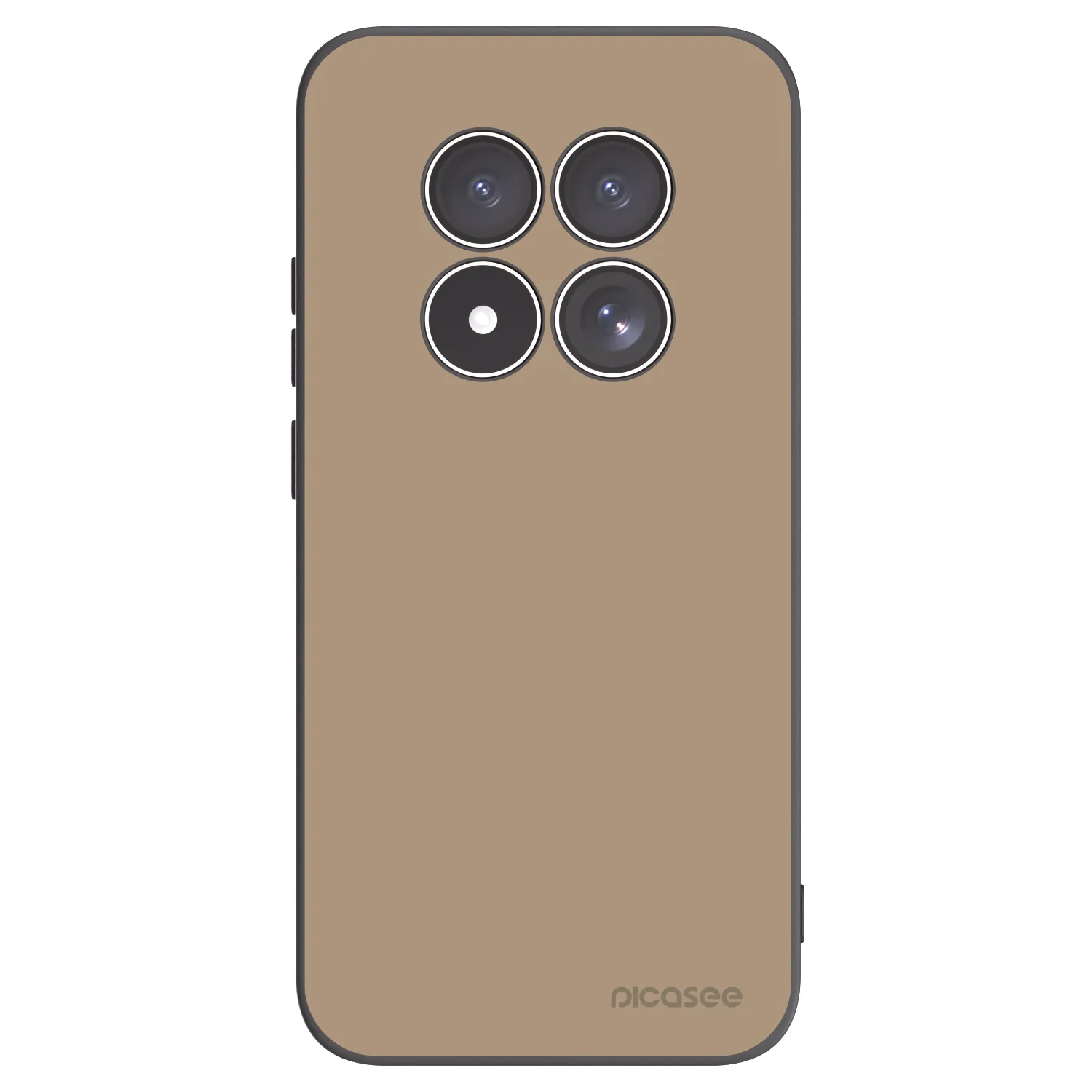 Picasee Xiaomi Redmi Note 15 Pro 4G Hülle - Schwarzes Silikon - Soft Sand