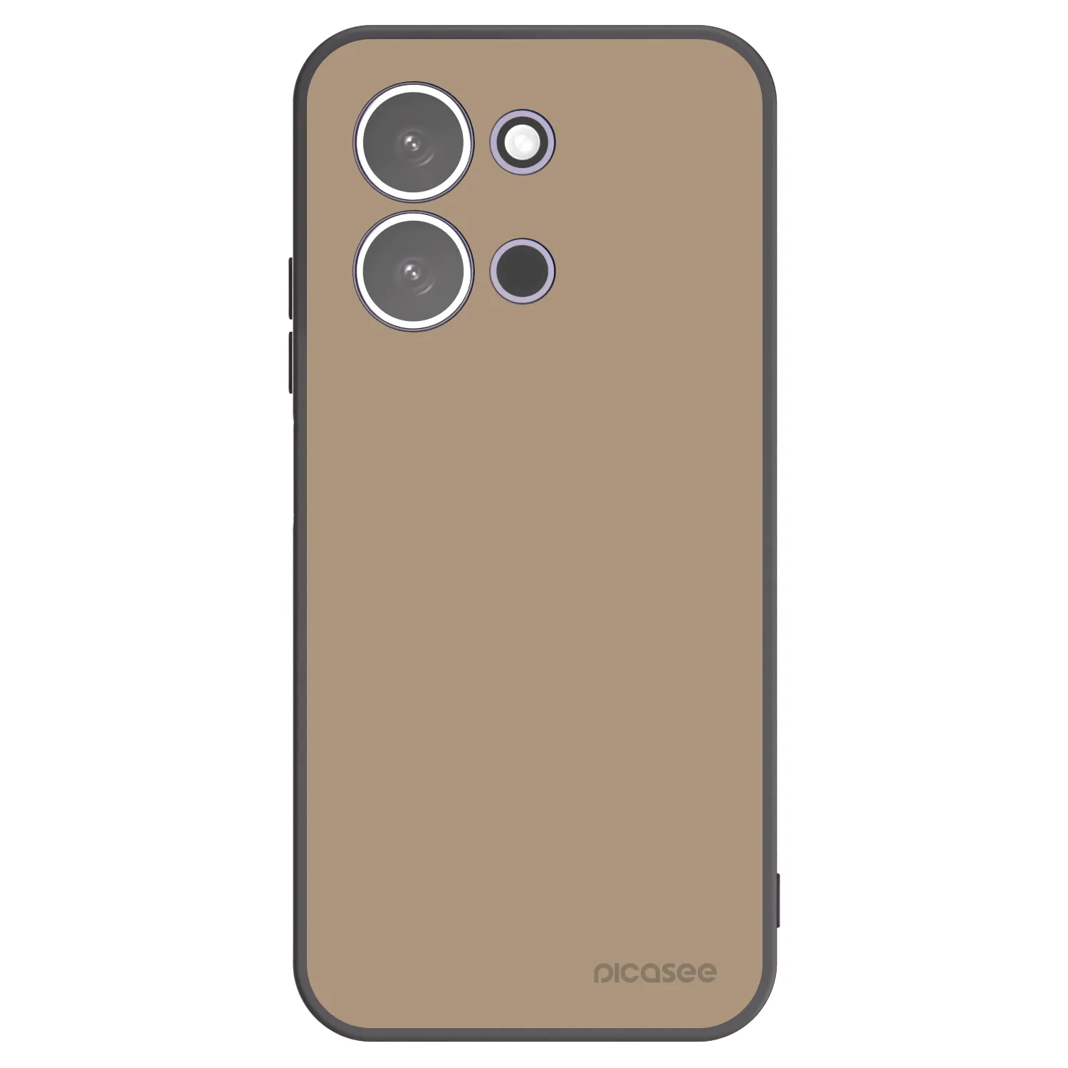 Picasee Xiaomi Redmi 15C 5G Hülle - Schwarzes Silikon - Soft Sand