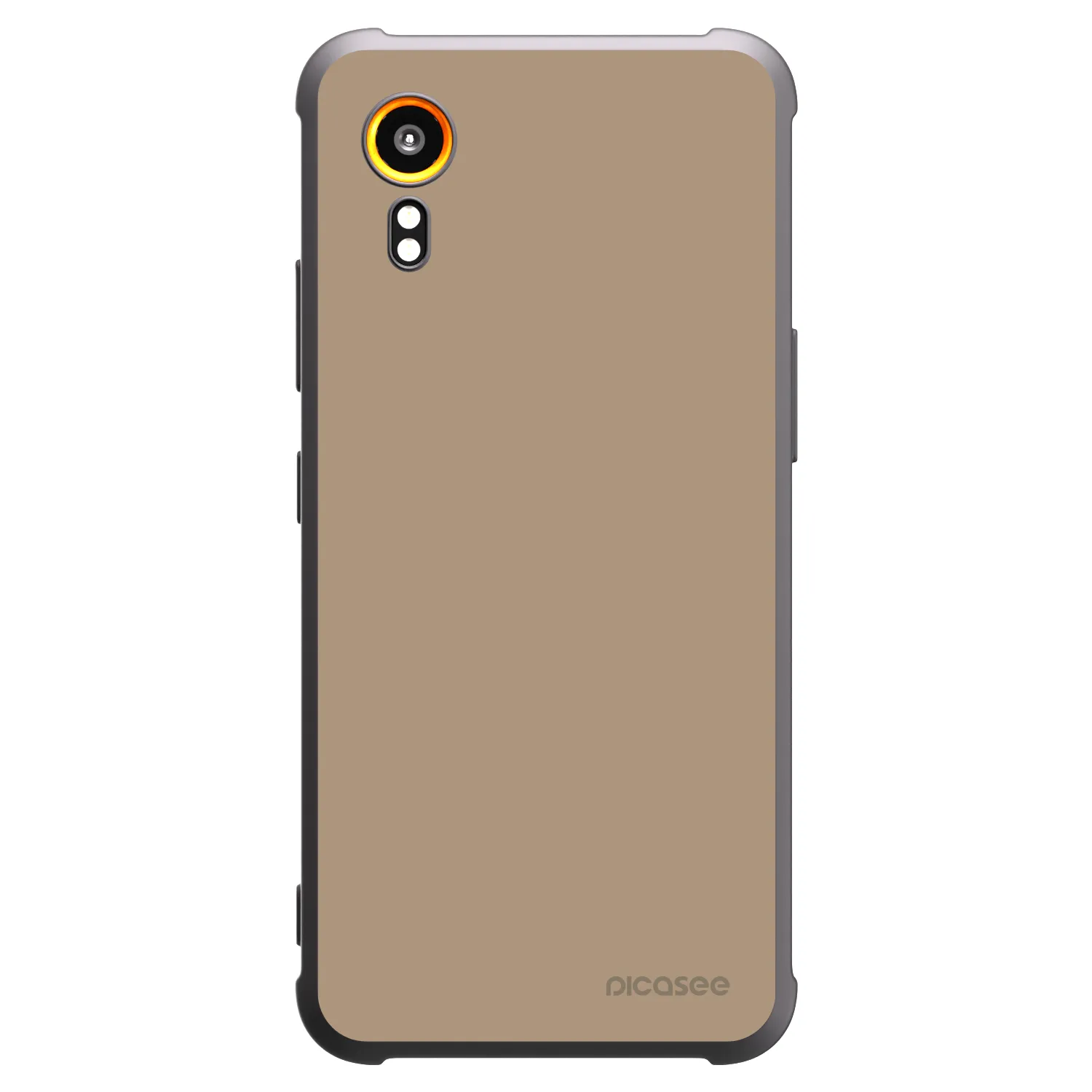 Picasee Samsung Galaxy Xcover 7 Hülle - Schwarzes Silikon - Soft Sand