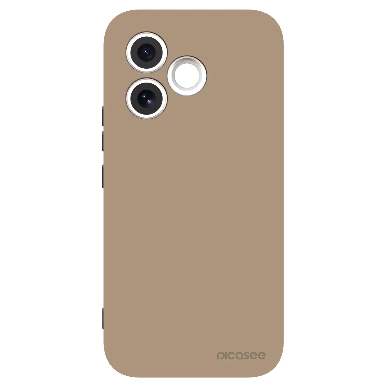 Picasee Honor 600 Lite Hülle - Schwarzes Silikon - Soft Sand