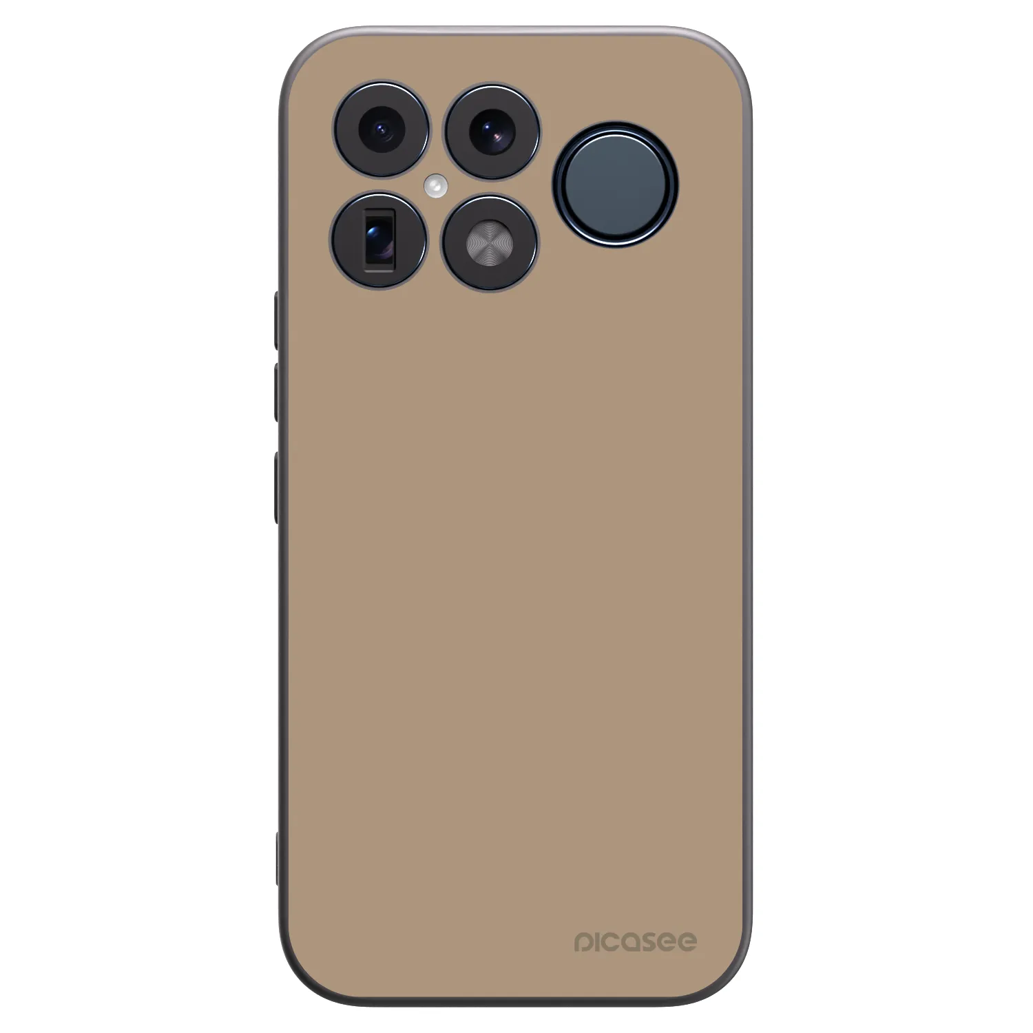 Picasee Xiaomi Poco F8 Ultra Hülle - Schwarzes Silikon - Soft Sand