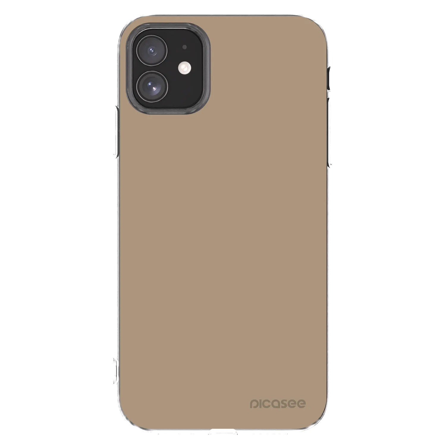 Picasee Apple iPhone 11 Hülle - Transparentes Silikon - Soft Sand