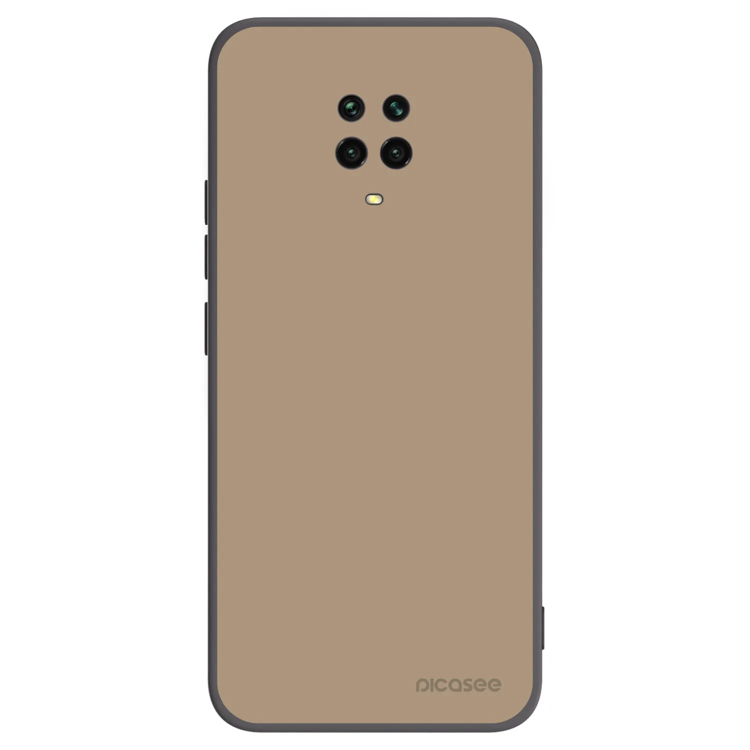 Picasee Xiaomi Redmi Note 9S Hülle - Schwarzes Silikon - Soft Sand