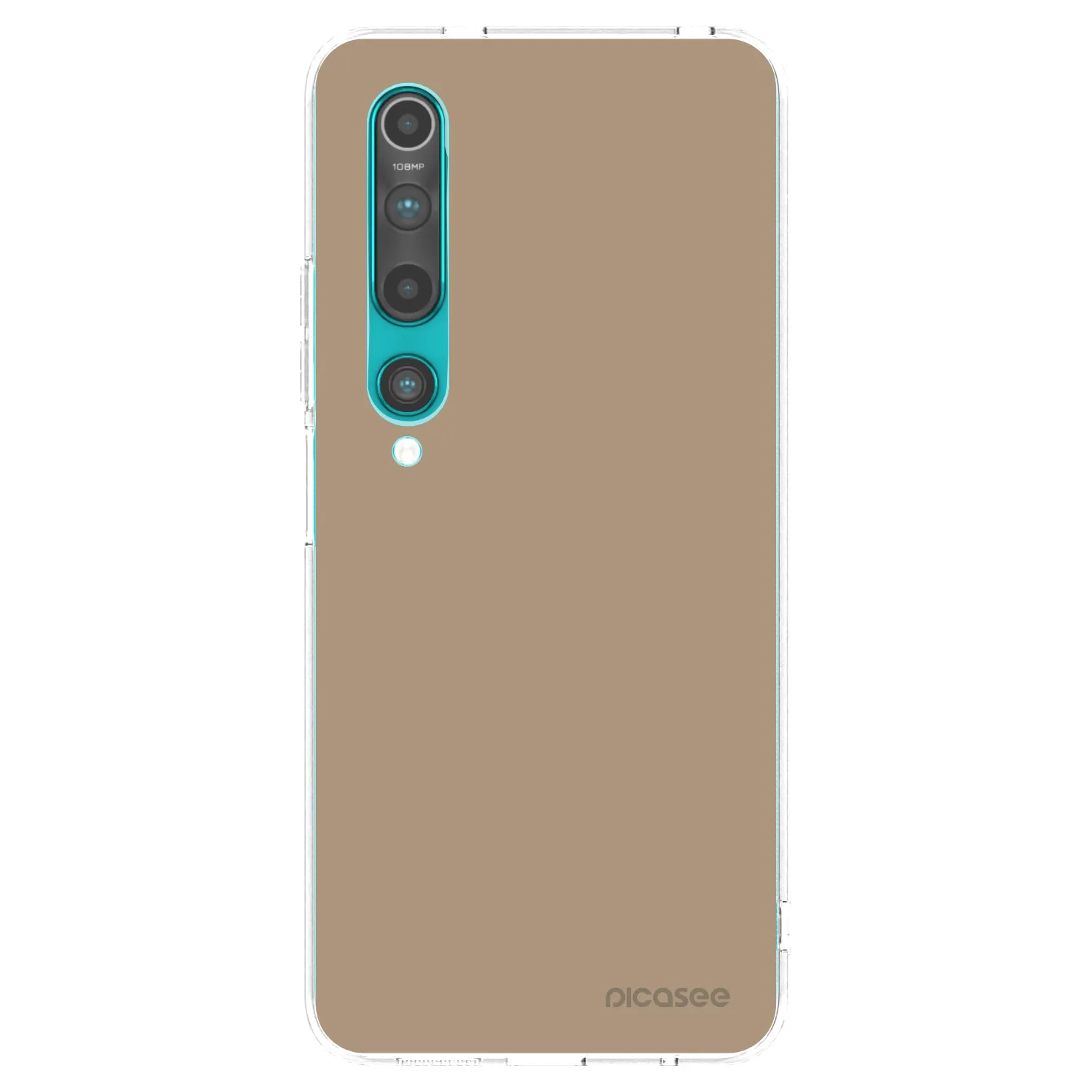 Picasee Xiaomi Mi 10 Hülle - Transparentes Silikon - Soft Sand