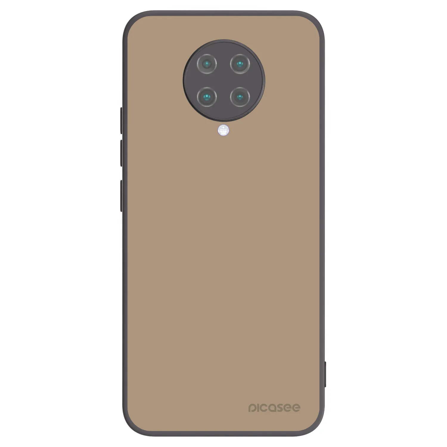 Picasee Xiaomi Poco F2 Pro Hülle - Schwarzes Silikon - Soft Sand