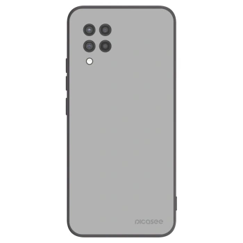 Picasee Samsung Galaxy A42 A426B Hülle - Schwarzes Silikon - Stone