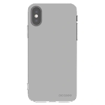 Picasee Apple iPhone X/XS Hülle - Transparentes Silikon - Stone
