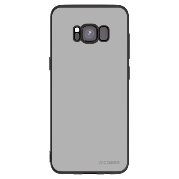 Picasee Samsung Galaxy S8 G950F Hülle - Schwarzes Silikon - Stone