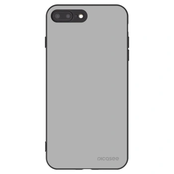 Picasee Apple iPhone 7 Plus Hülle - Schwarzes Silikon - Stone