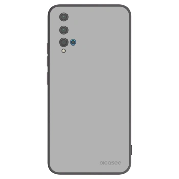 Picasee Huawei Nova 5T Hülle - Schwarzes Silikon - Stone