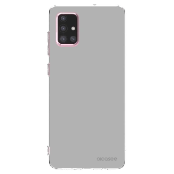 Picasee Samsung Galaxy A71 A715F Hülle - Transparentes Silikon - Stone