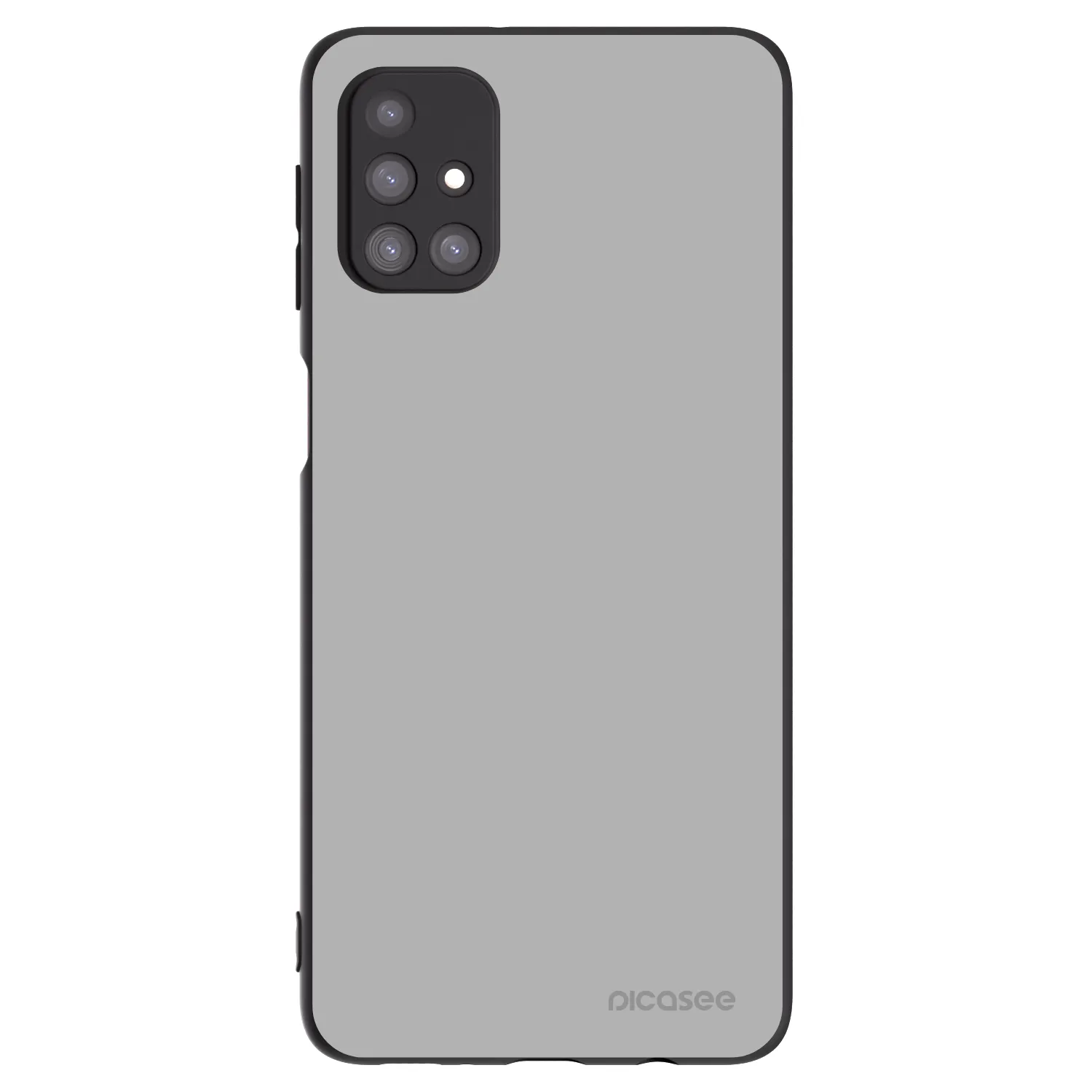 Picasee Samsung Galaxy M31s Hülle - Schwarzes Silikon - Stone
