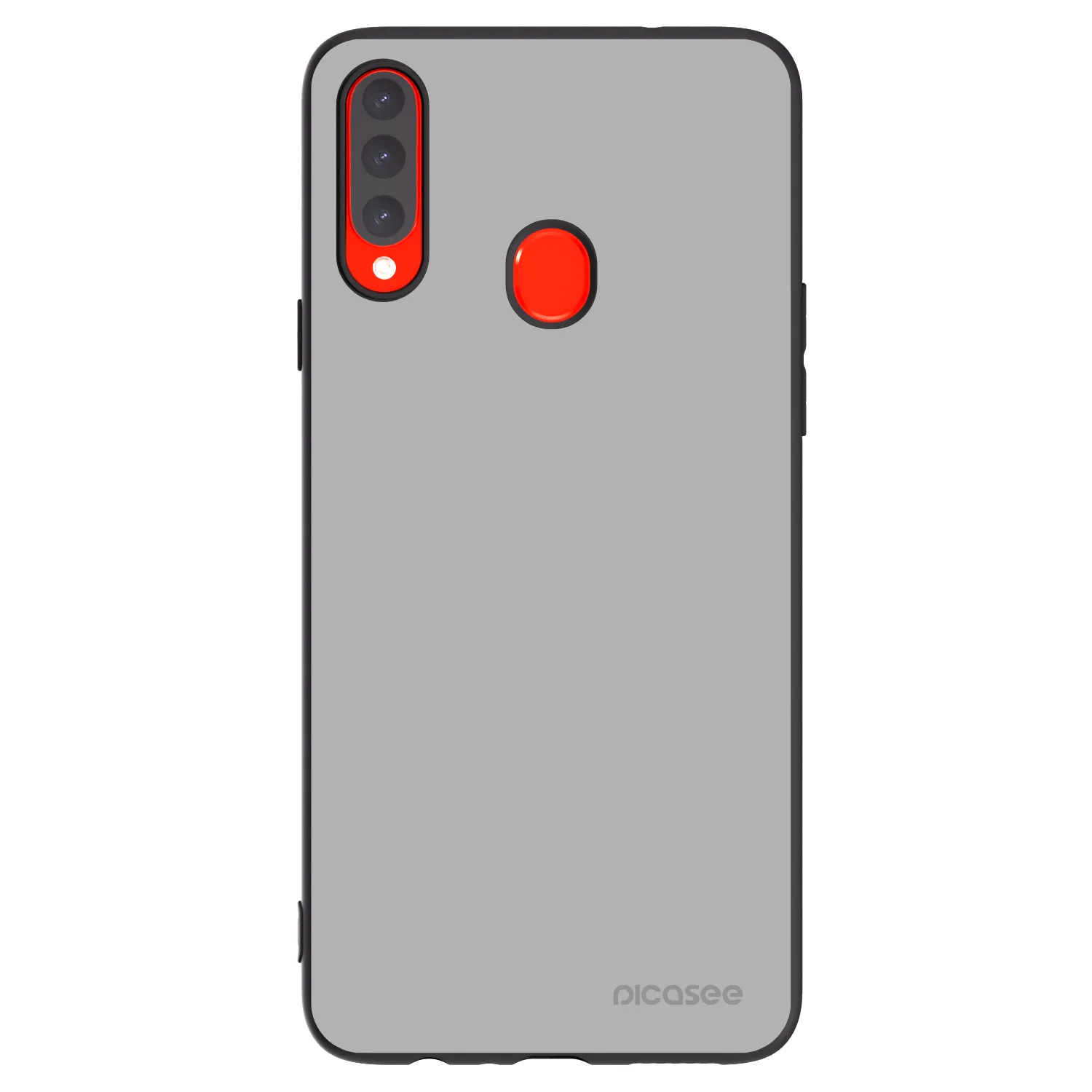 Picasee Samsung Galaxy A20s Hülle - Schwarzes Silikon - Stone