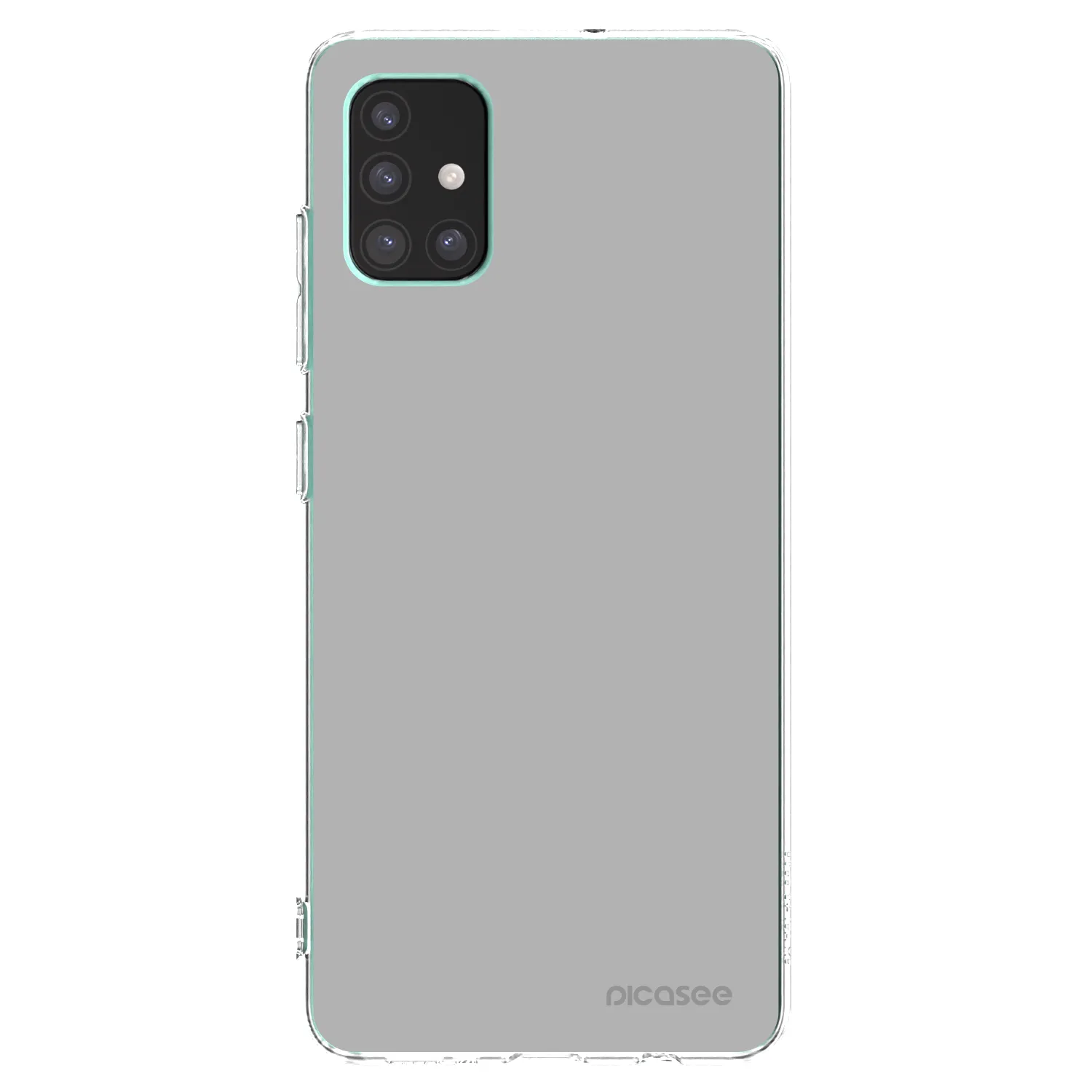Picasee Samsung Galaxy M51 M515F Hülle - Transparentes Silikon - Stone