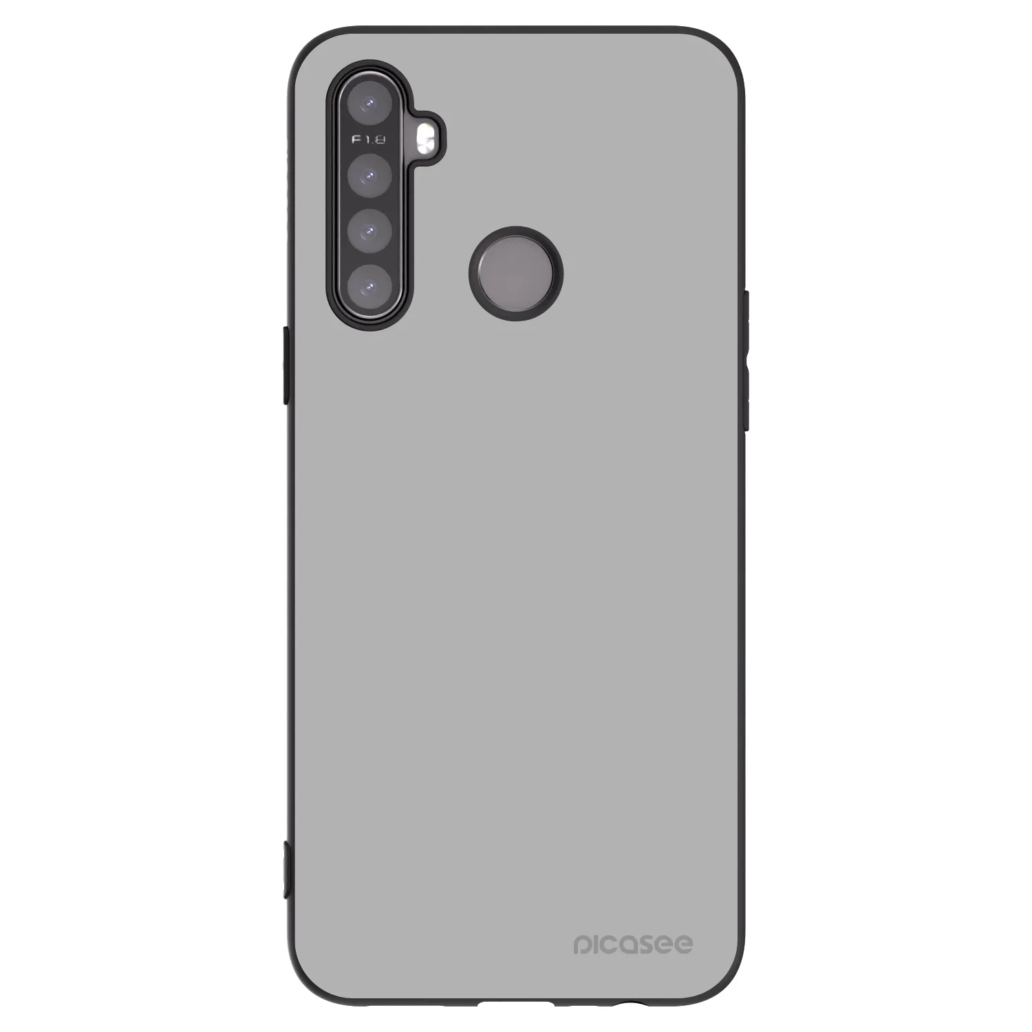 Picasee Realme 5 Hülle - Schwarzes Silikon - Stone