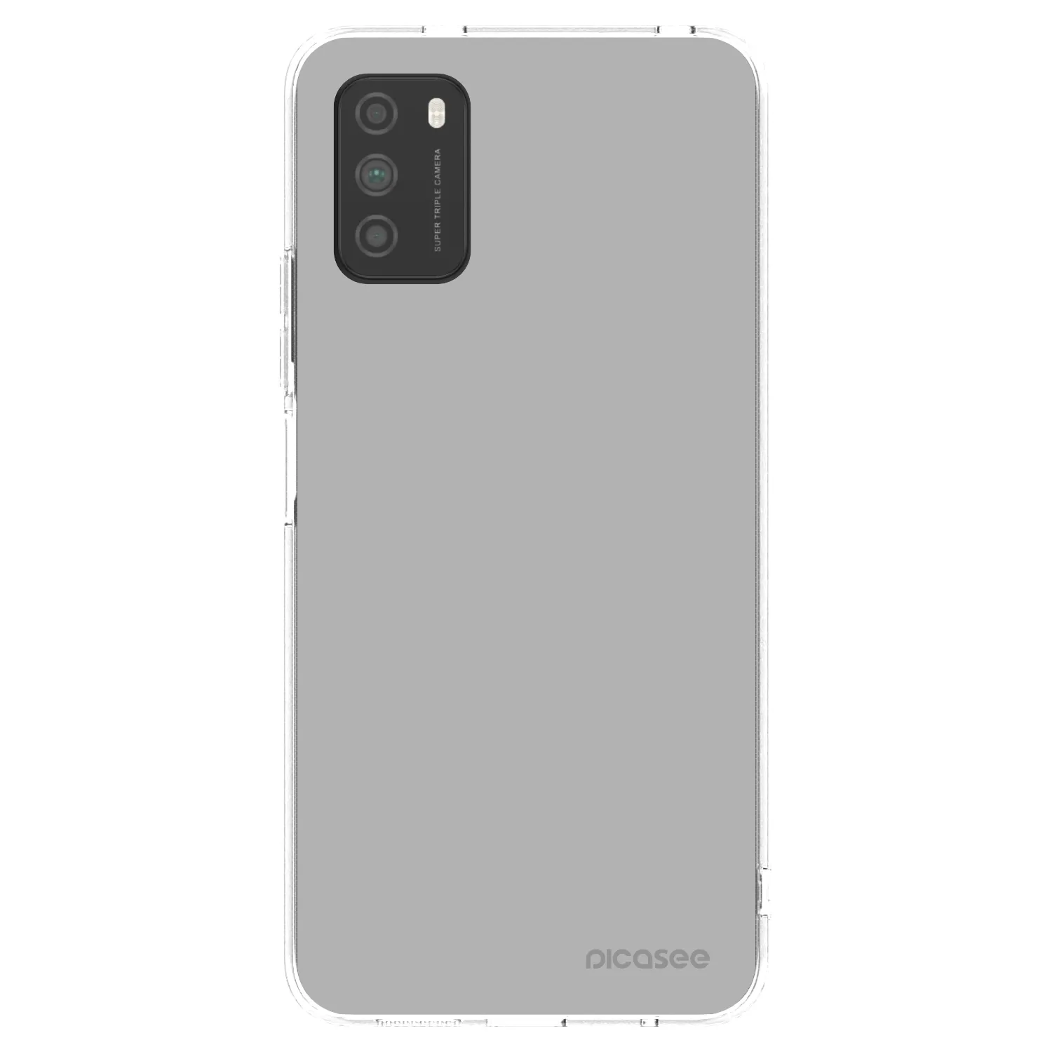 Picasee Xiaomi Poco M3 Hülle - Transparentes Silikon - Stone