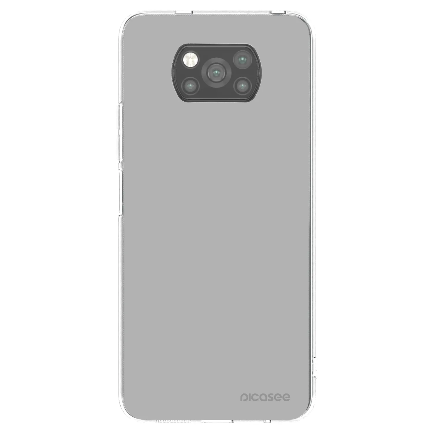 Picasee Xiaomi Poco X3 Pro Hülle - Schwarzes Silikon - Stone