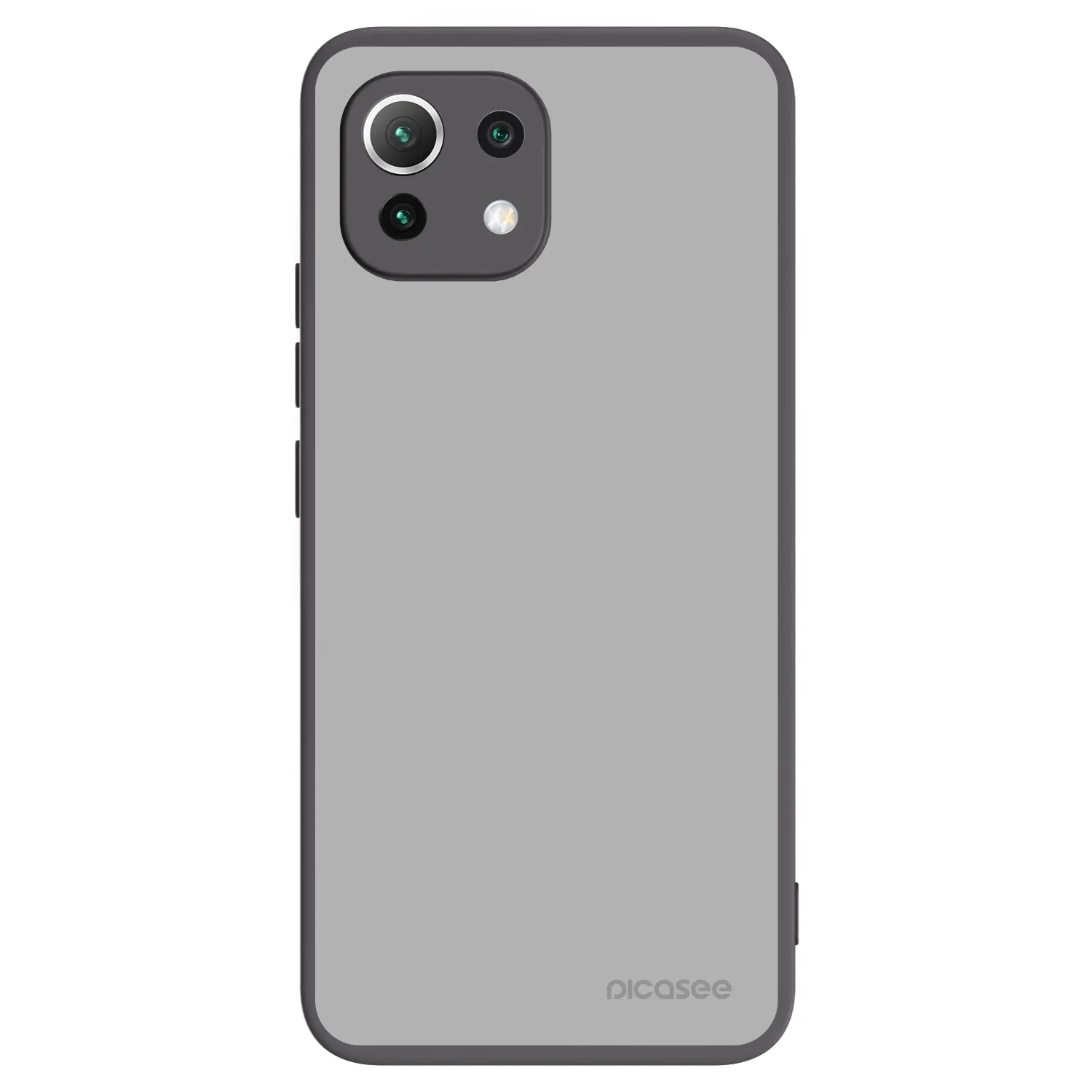 Picasee Xiaomi Mi 11 Lite Hülle - Schwarzes Silikon - Stone