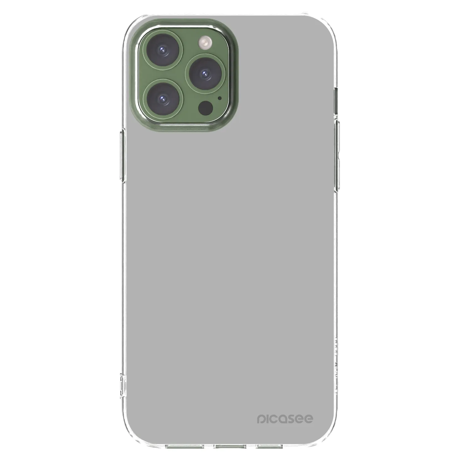 Picasee Apple iPhone 13 Pro Max Hülle - Transparentes Silikon - Stone