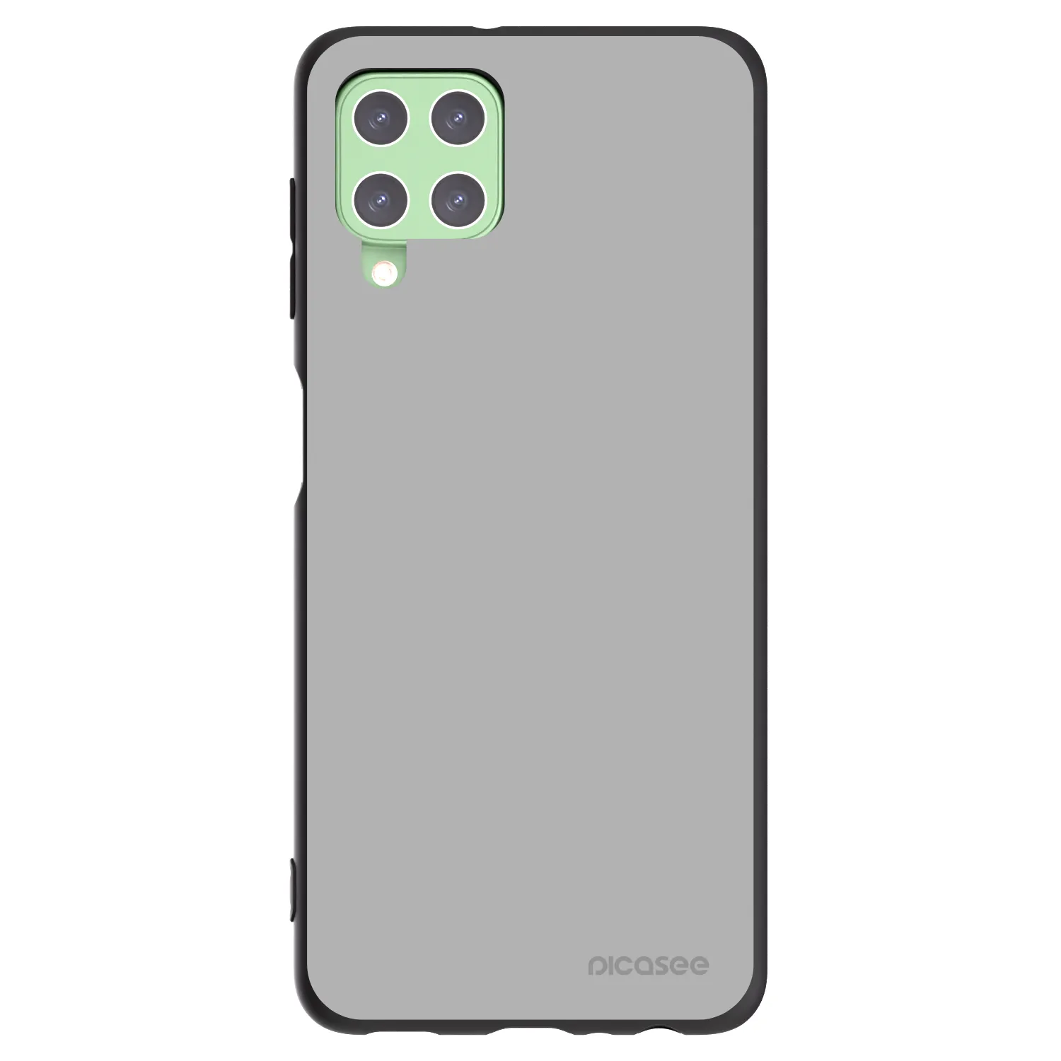 Picasee Samsung Galaxy A22 A225F 4G Hülle - Schwarzes Silikon - Stone