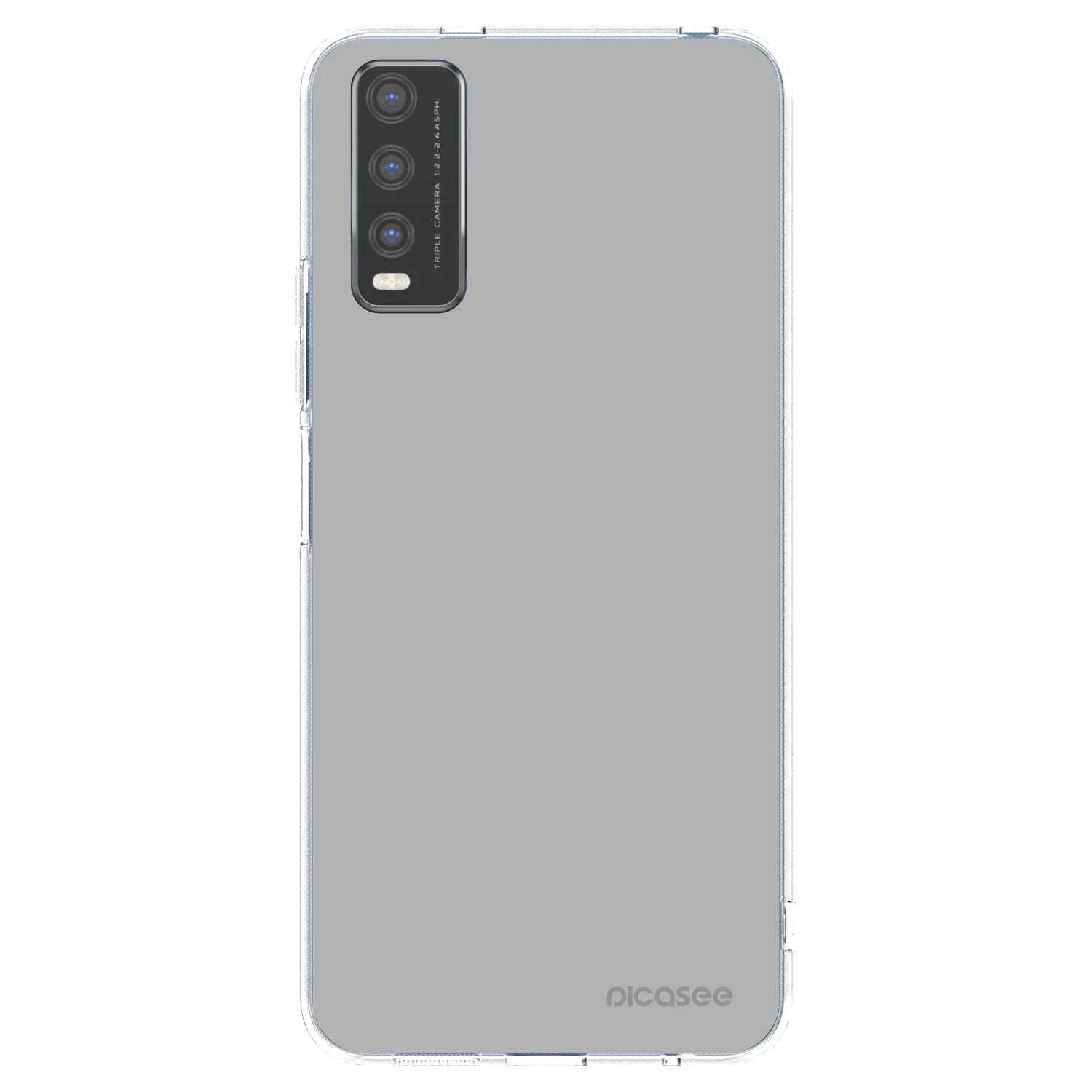 Picasee Vivo Y20s Hülle - Transparentes Silikon - Stone