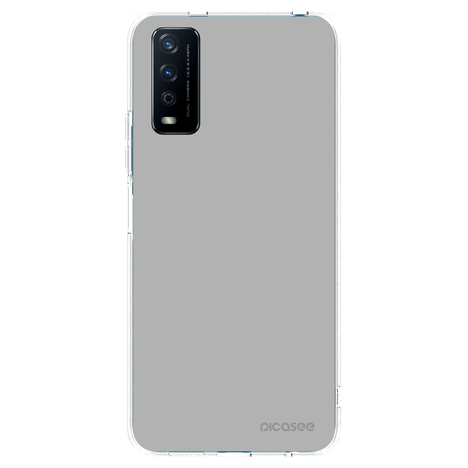 Picasee Vivo Y11s Hülle - Transparentes Silikon - Stone