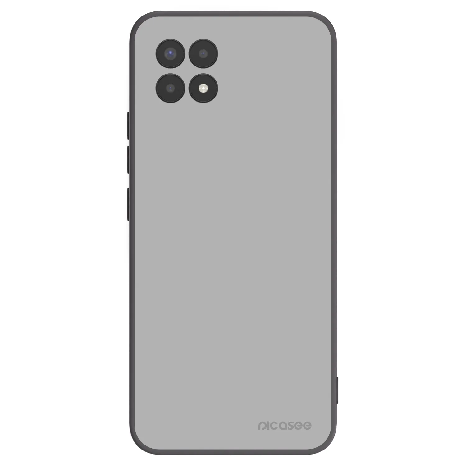 Picasee Realme 8i Hülle - Schwarzes Silikon - Stone