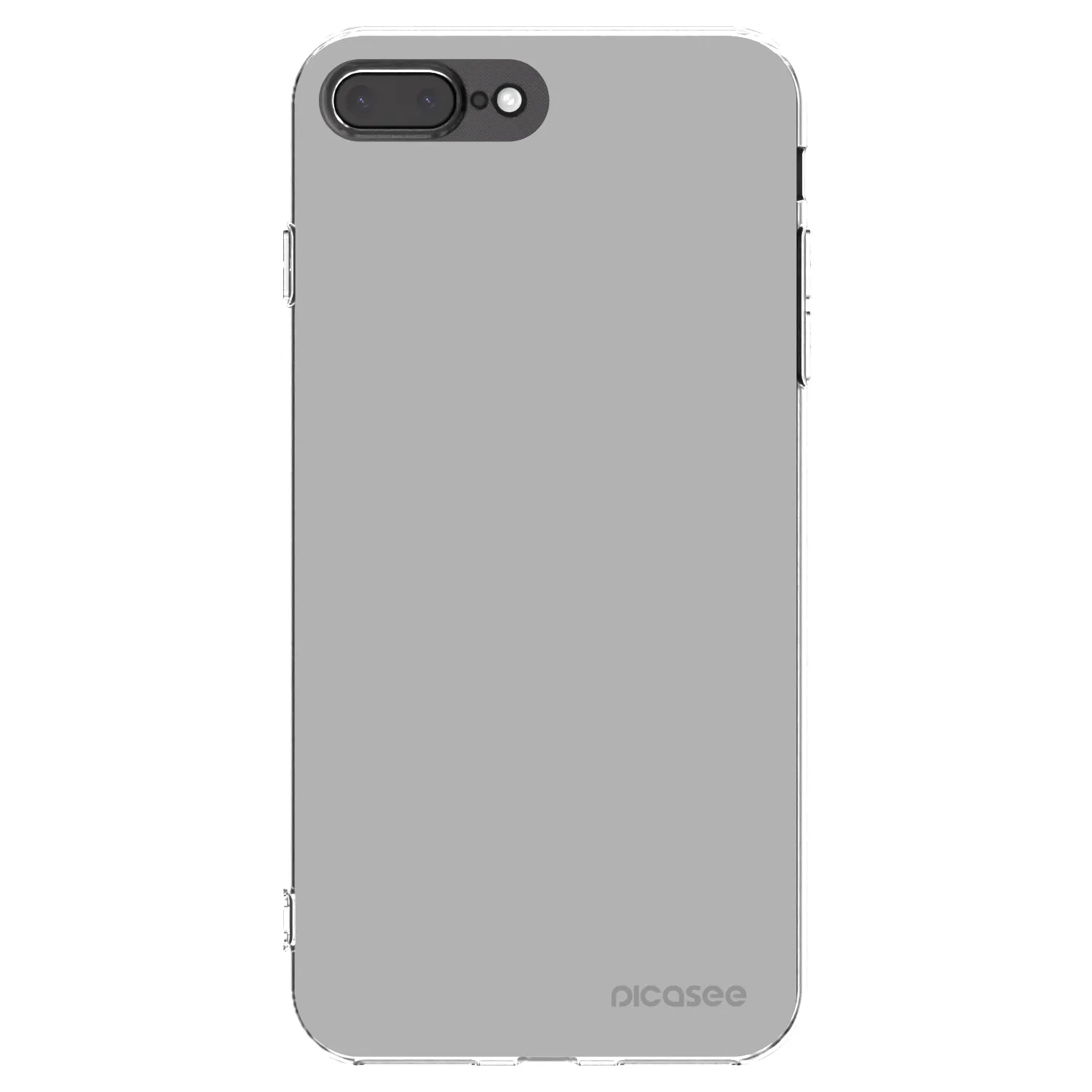 Picasee Apple iPhone 7 Plus Hülle - Transparentes Silikon - Stone