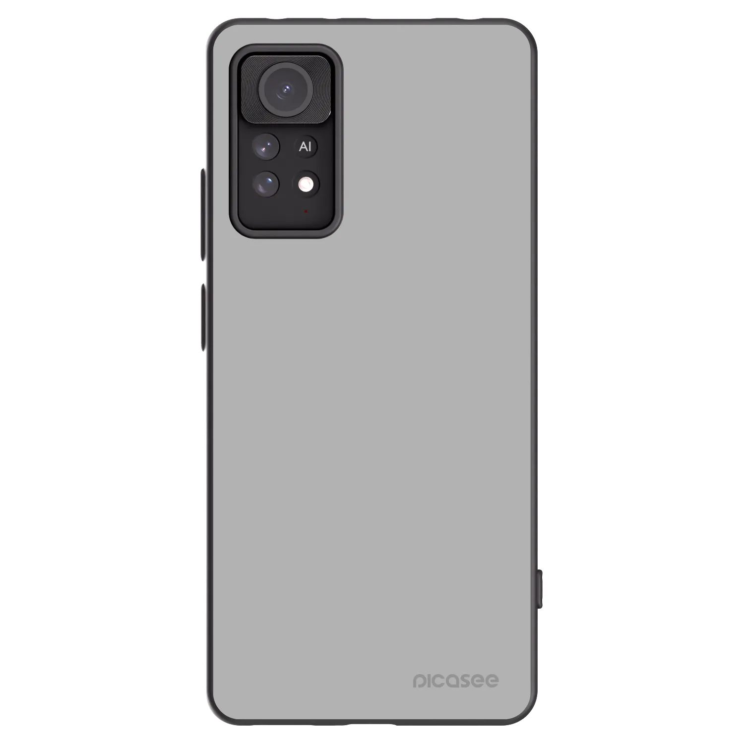 Picasee Xiaomi Redmi Note 11 Pro Hülle - Schwarzes Silikon - Stone