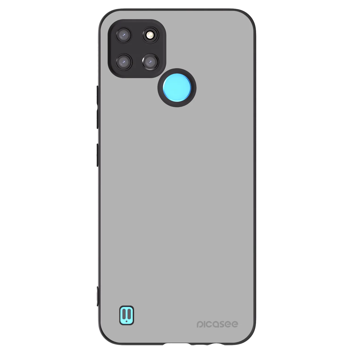 Picasee Realme C21Y Hülle - Schwarzes Silikon - Stone