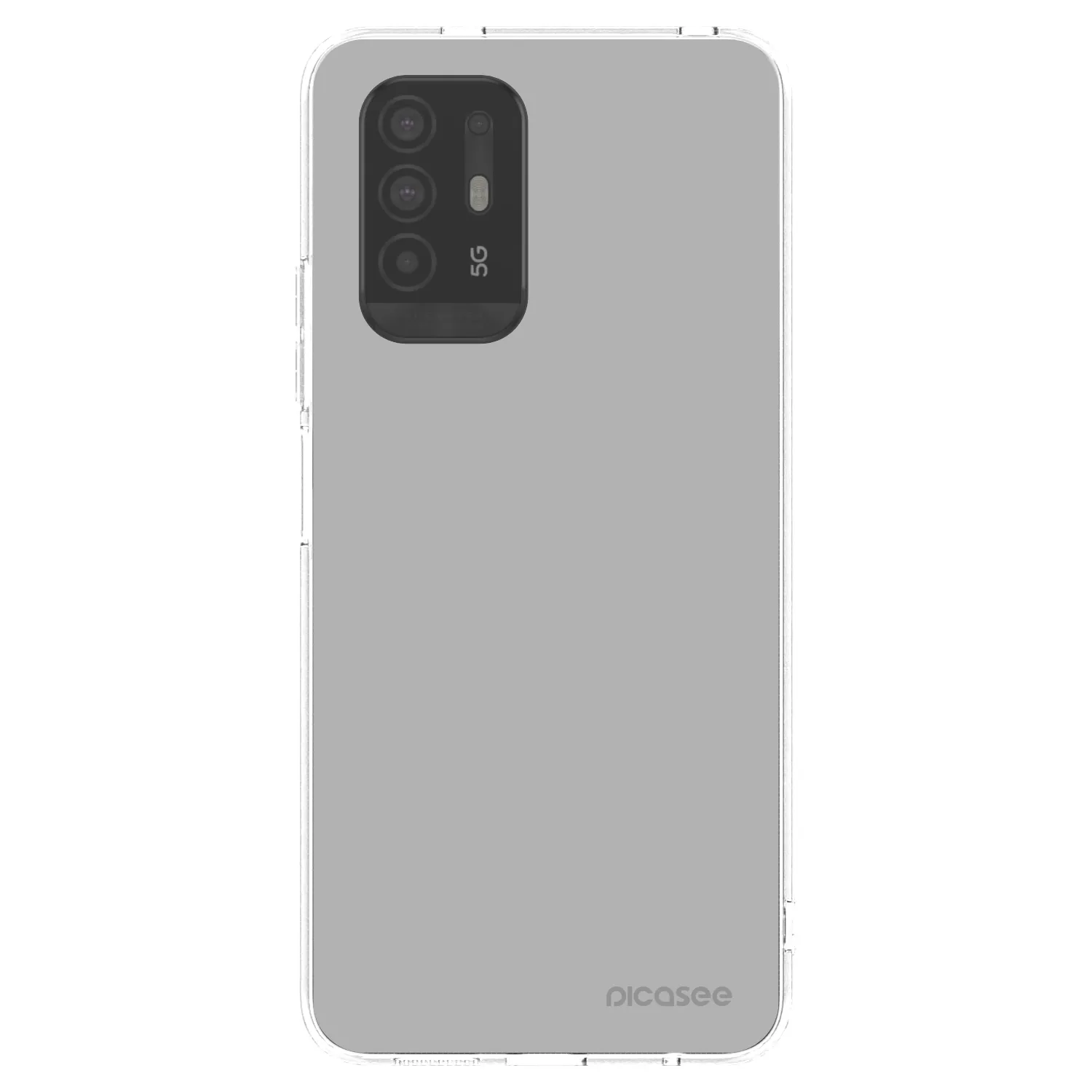 Picasee OPPO A94 5G Hülle - Transparentes Silikon - Stone