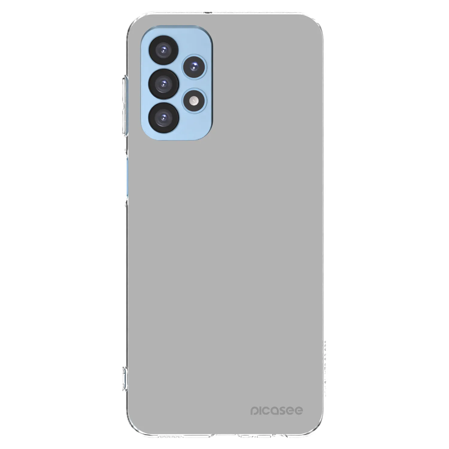 Picasee Samsung Galaxy A23 A235F 4G Hülle - Transparentes Silikon - Stone