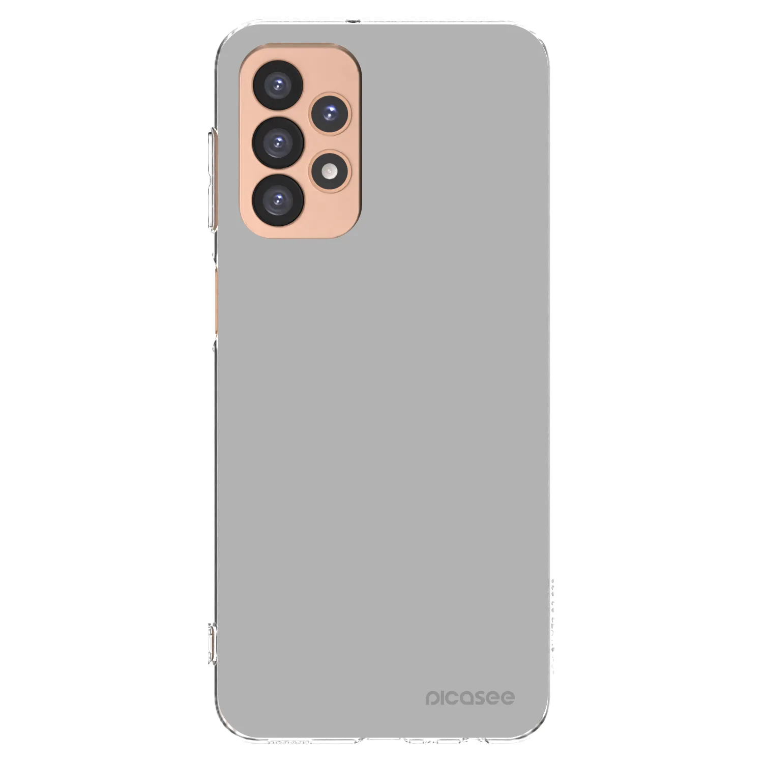 Picasee Samsung Galaxy A23 A236B 5G Hülle - Transparentes Silikon - Stone
